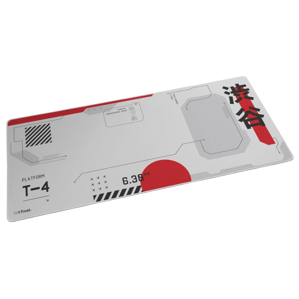 Trust GXT759 XXL Japan White Tappetino per Mouse 90x40CM