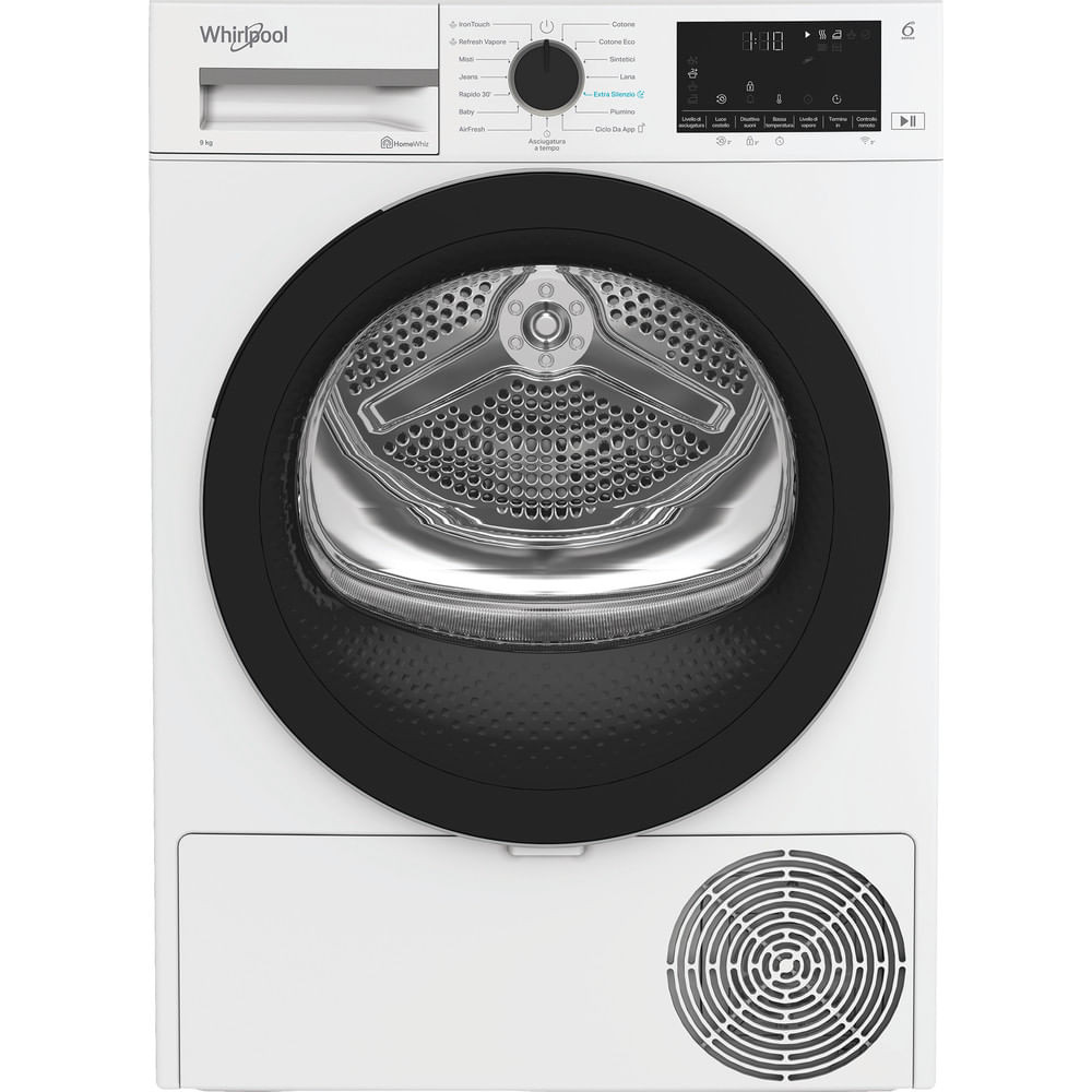 Whirlpool CWDR49MWBSIT Asciugatrice Carica Frontale 9KG Wi-Fi Pompa di Calore