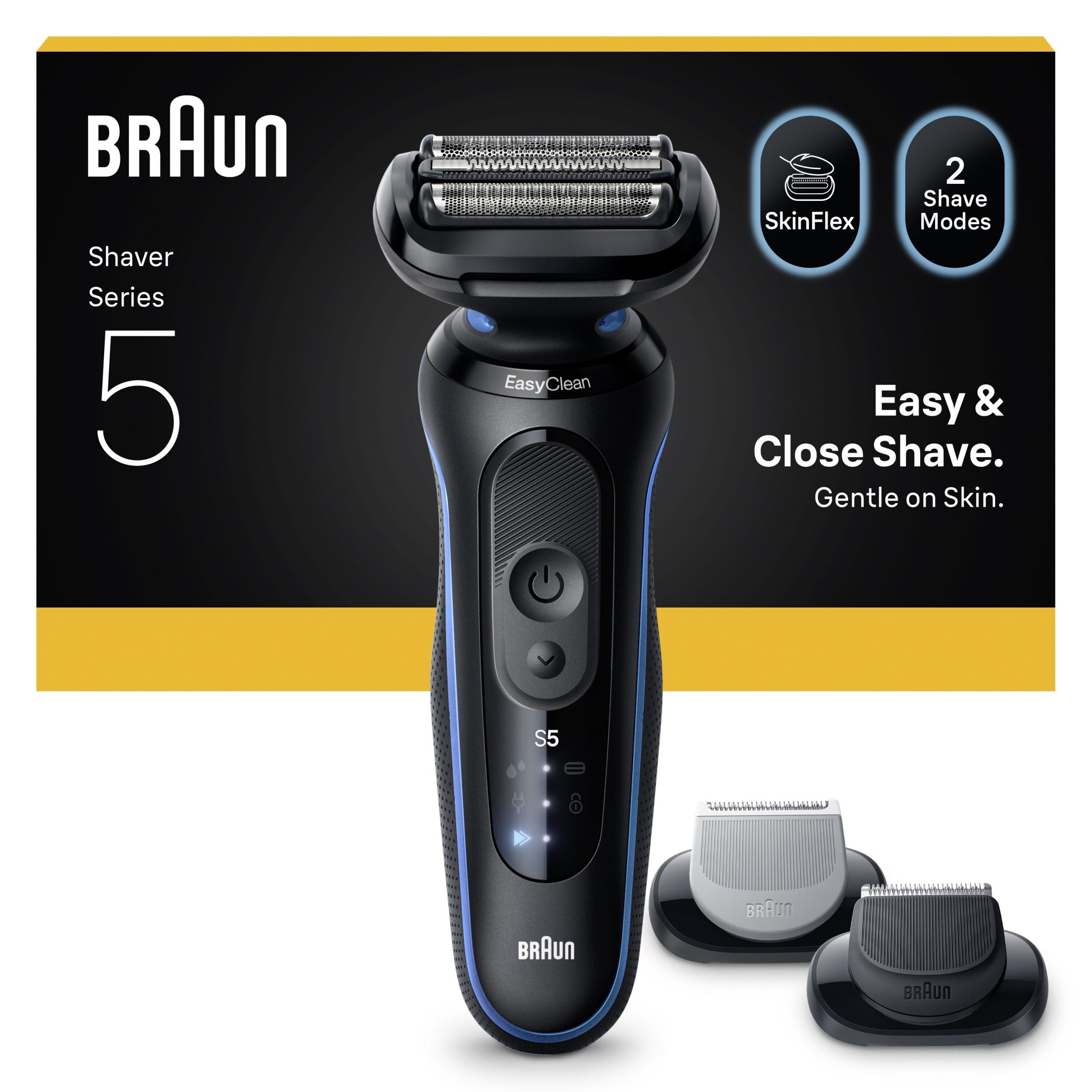 Braun 52B1650S Rasoio Elettrico Ricaricabile Wet Dry