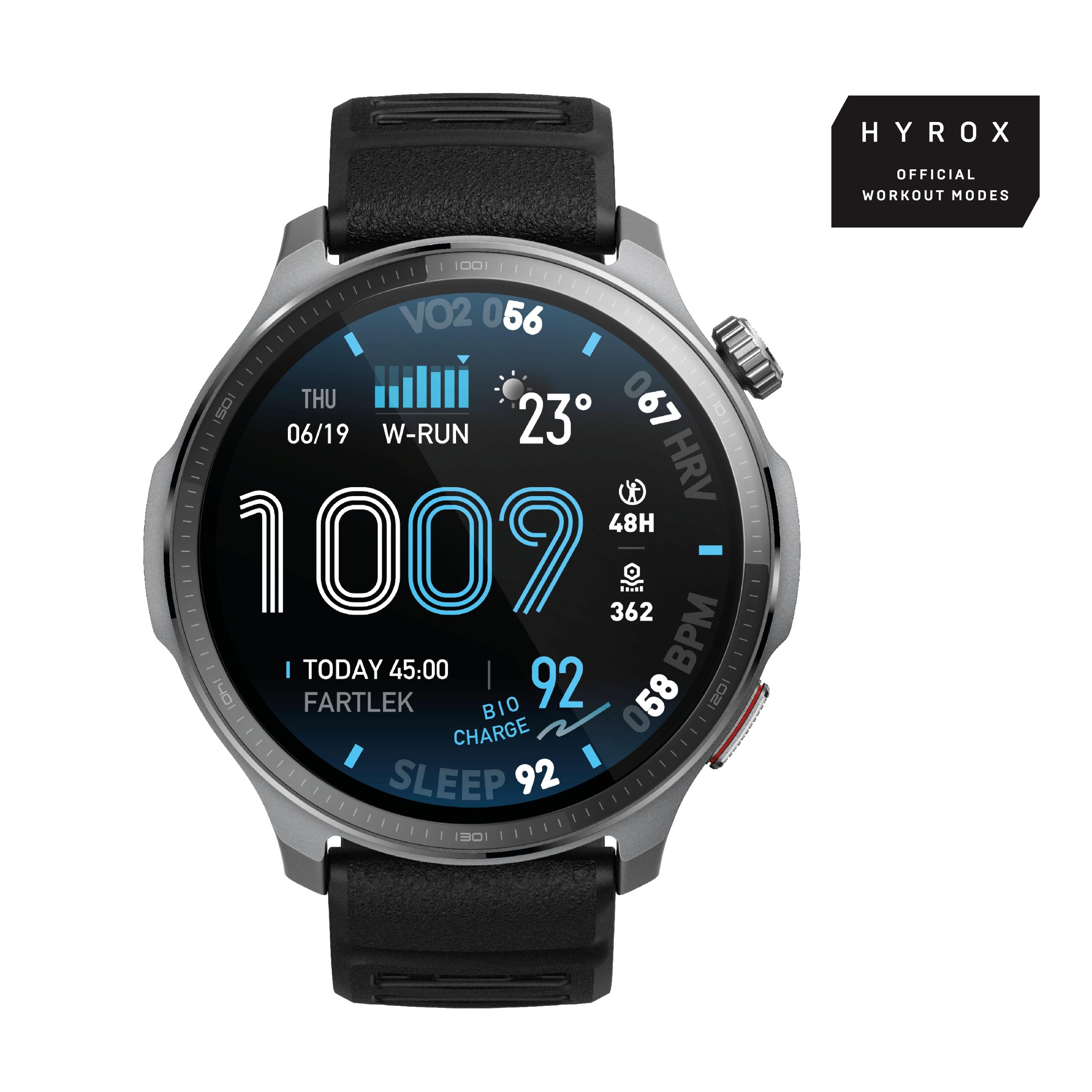 Amazfit Balance 2 XT Black Smartwatch 1.5 Pollici Amoled Bluetooth-Wi-Fi