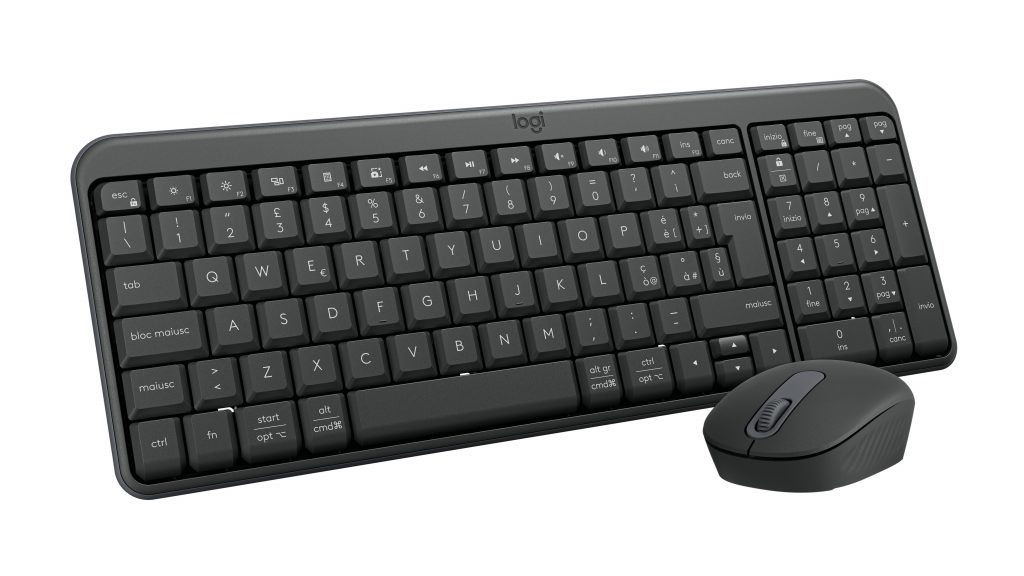 Logitech MK250 Combo Graphite Kit Tastiera e Mouse Wireless