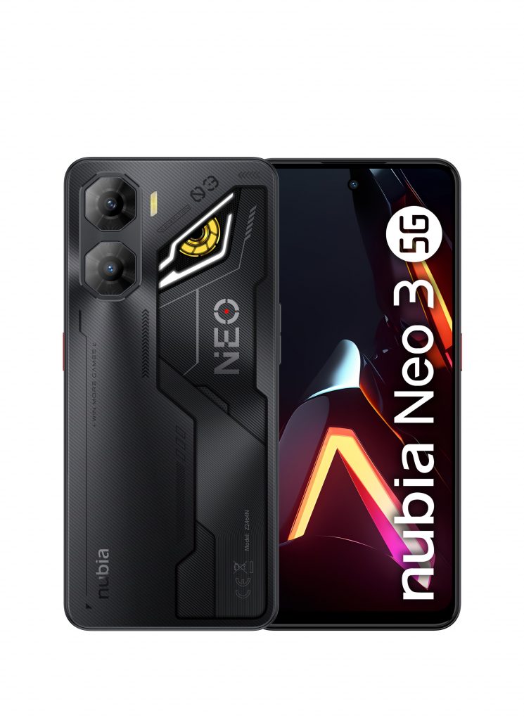 ZTE Nubia Neo 3 5G Shadow Black Smartphone 6.8 FHD 8GB 256GB