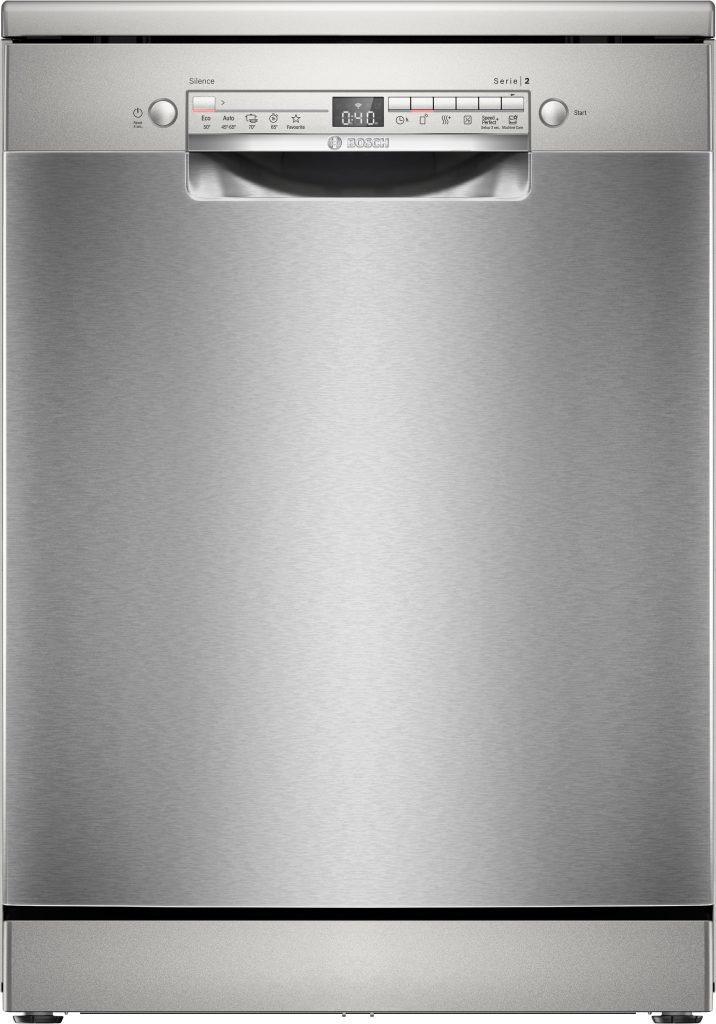 Bosch SMS2HTI06E Inox Lavastoviglie Libera Installazione 13 Coperti Wi-Fi