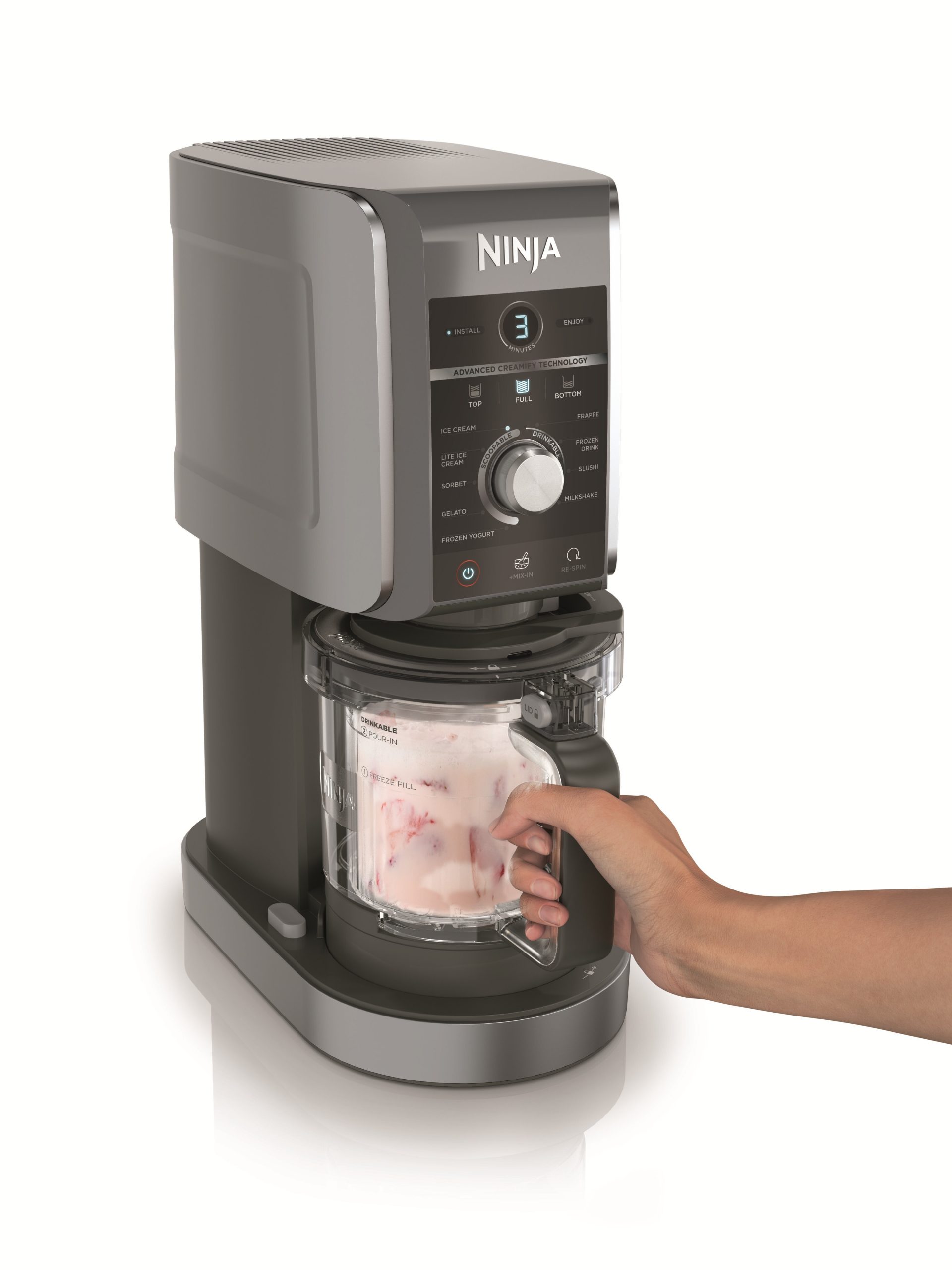 Ninja Creami Deluxe Gelatiera 800W Capacita 0.7LT 7in1