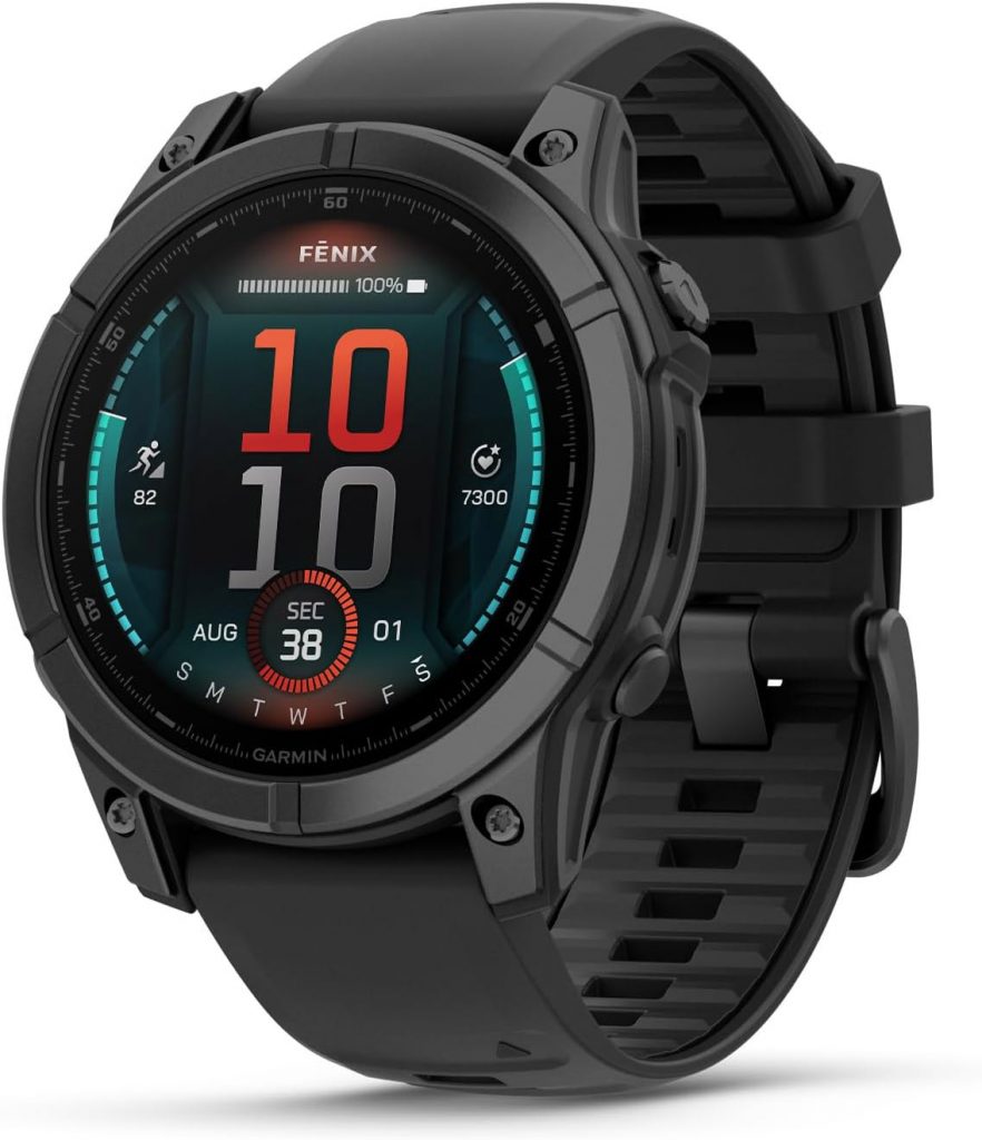 Garmin Fenix E Slate Gray Smartwatch 1.3 Pollici 47MM Cinturino in Silicone