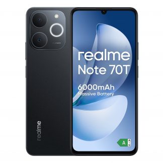 Realme Note 70T Obsidian Black Smartphone 6.74 Pollici HD Plus 4GB 128GB