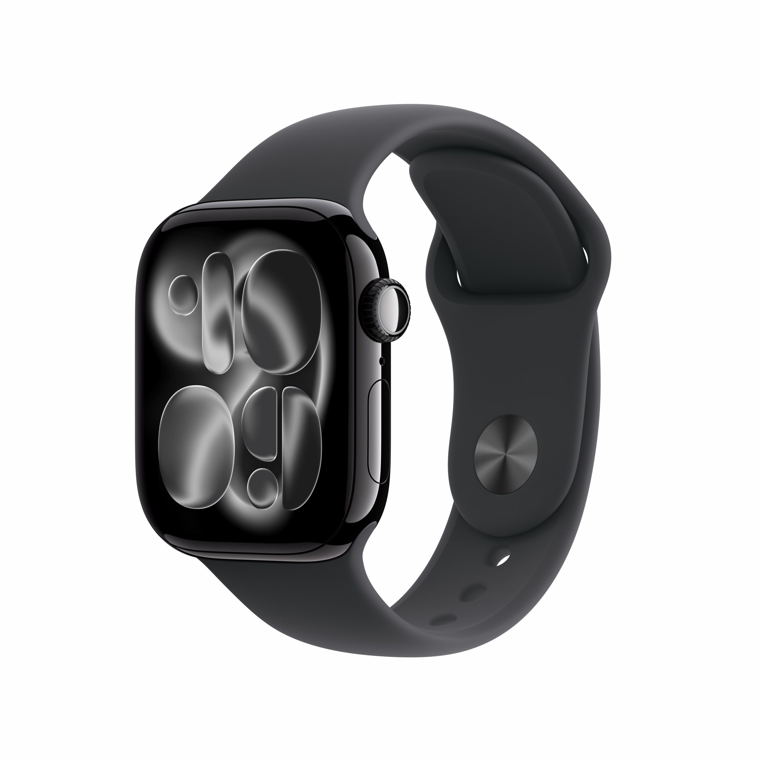 Apple MEQT4QLA Watch 11 Jet Black Smartwatch 42MM GPS Sportband Nero S-M