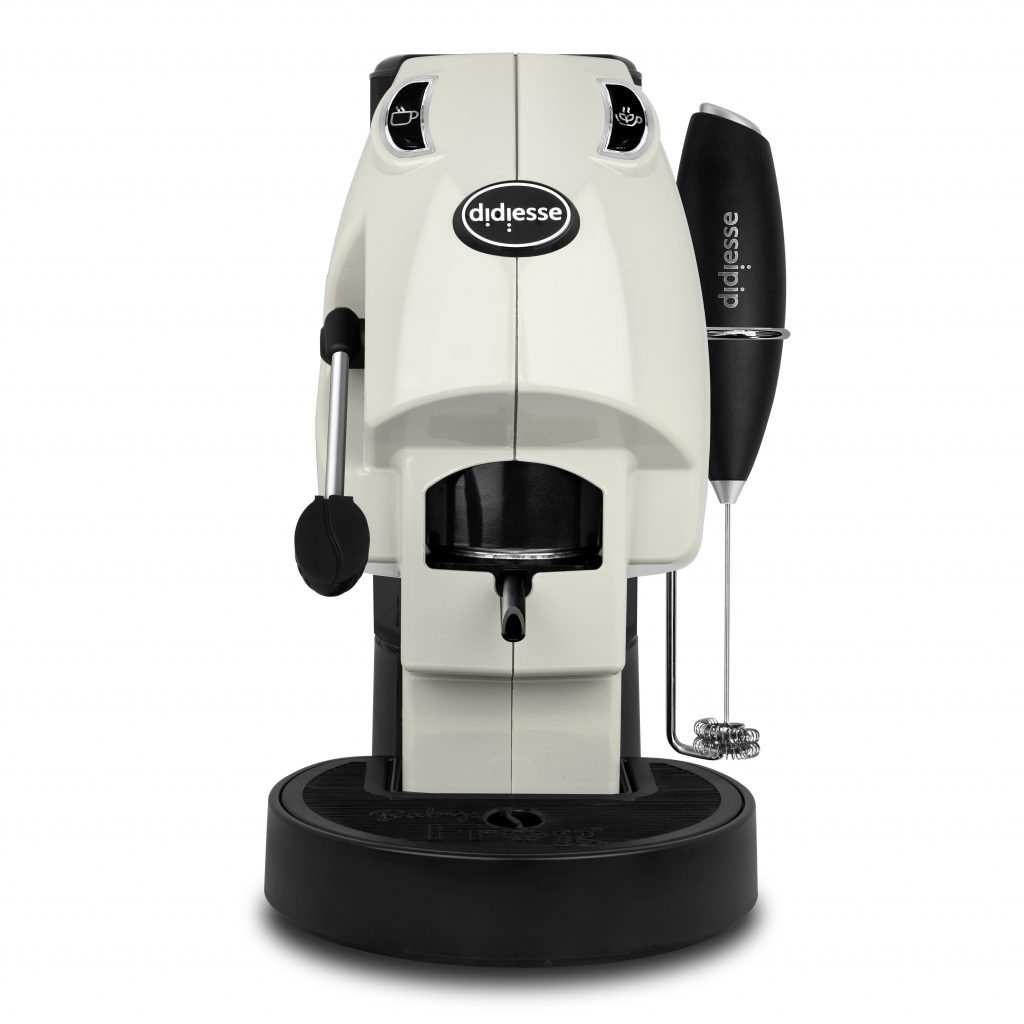 Didiesse Baby Frog Coffe e Tea Avorio Macchina Caffe a Cialde con Frullino