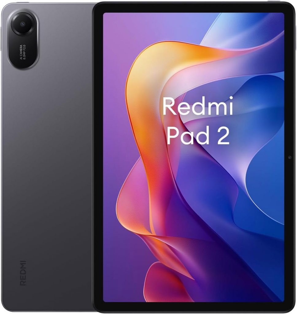 Xiaomi Redmi Pad 2 4G Graphite Gray Tablet 11 Pollici 2.5K 8GB 256GB con Cover