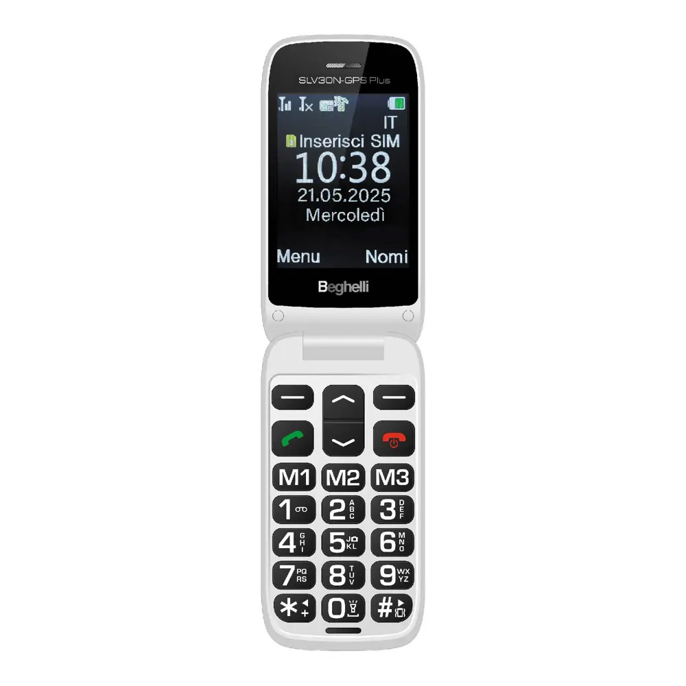 Beghelli Salvalavita 9201N Phone SLV30N-GPS Plus ECO Cellulare con Tasto SOS