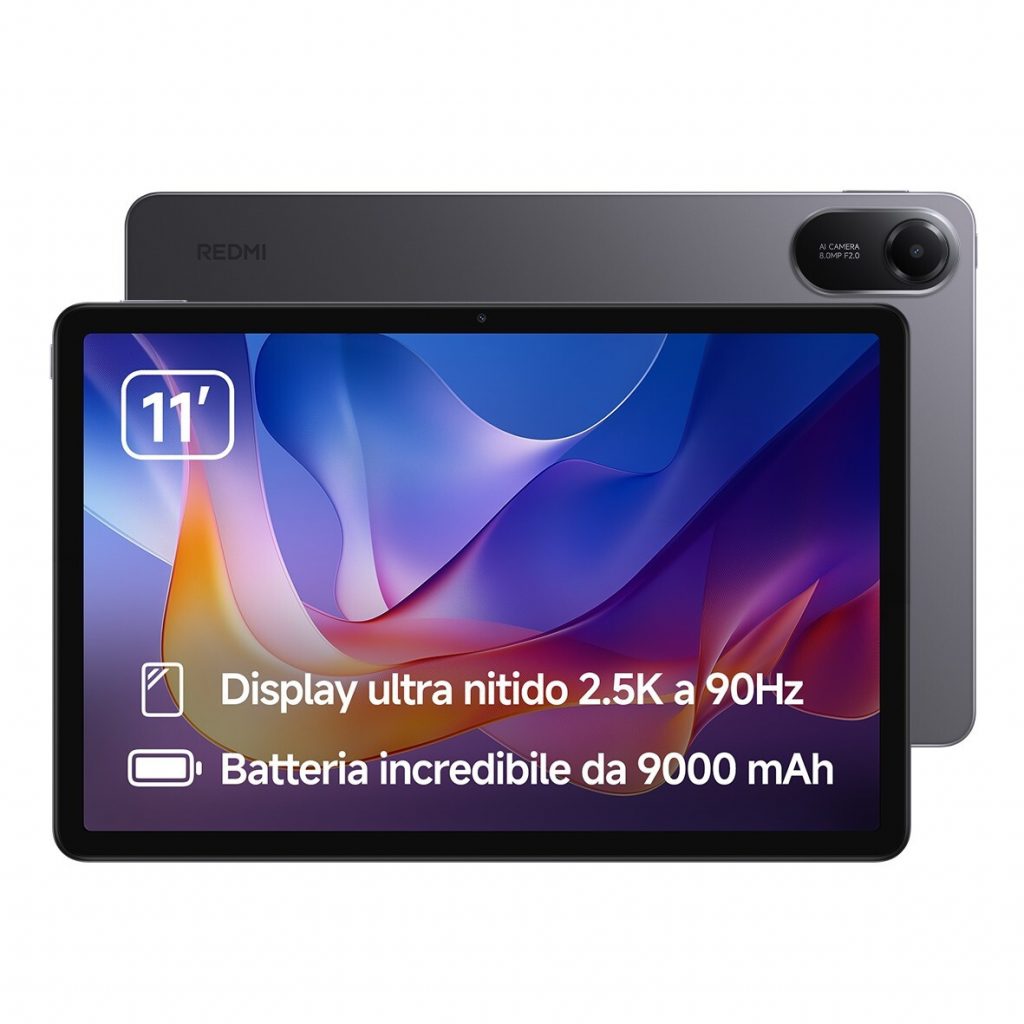 Xiaomi Redmi Pad 2 Graphite Gray Tablet 11 Pollici 2.5K 8GB 256GB