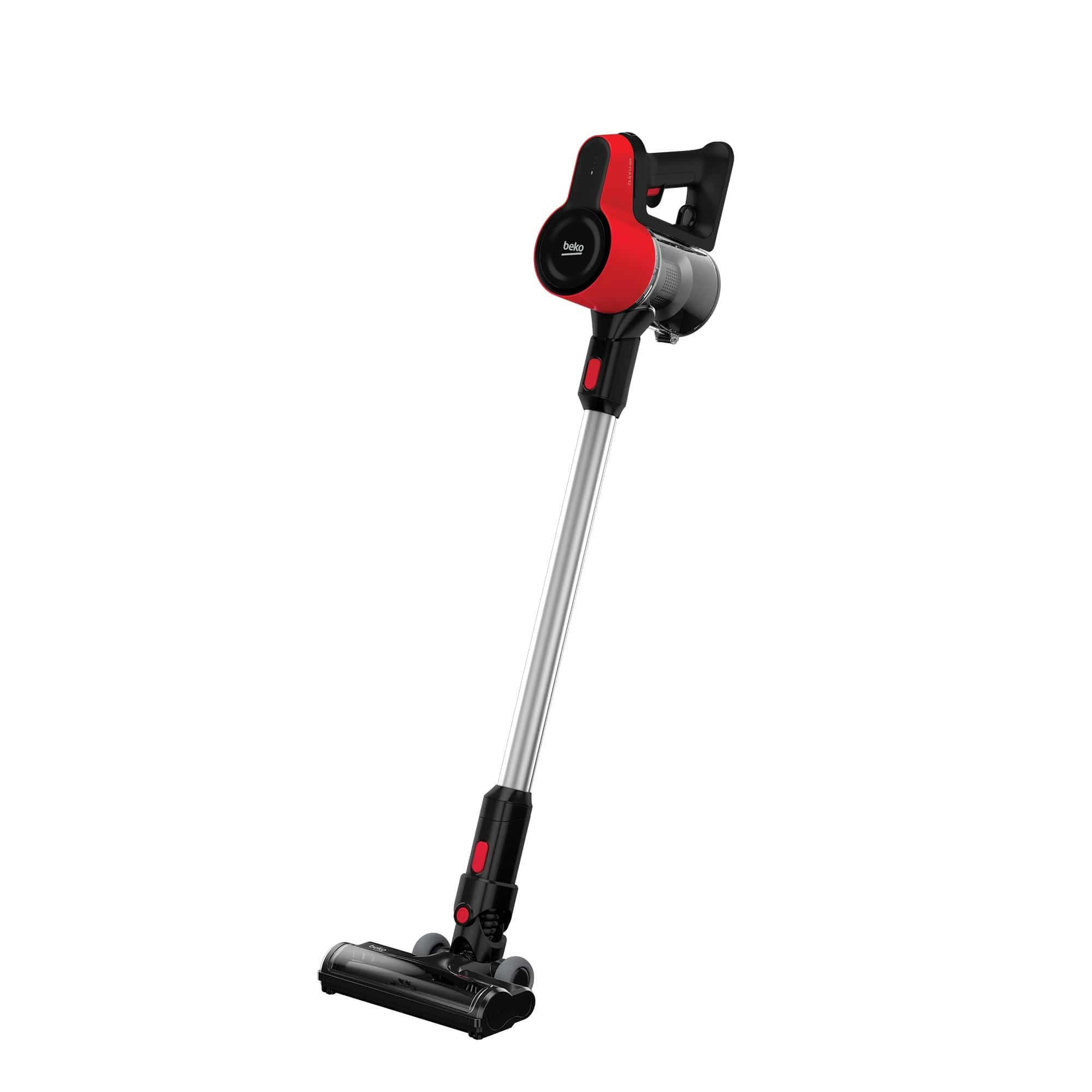 Beko VRT50121VR Cyclonic Scopa Elettrica Ricaricabile 21.6v Nero-Rosso - immagine 2