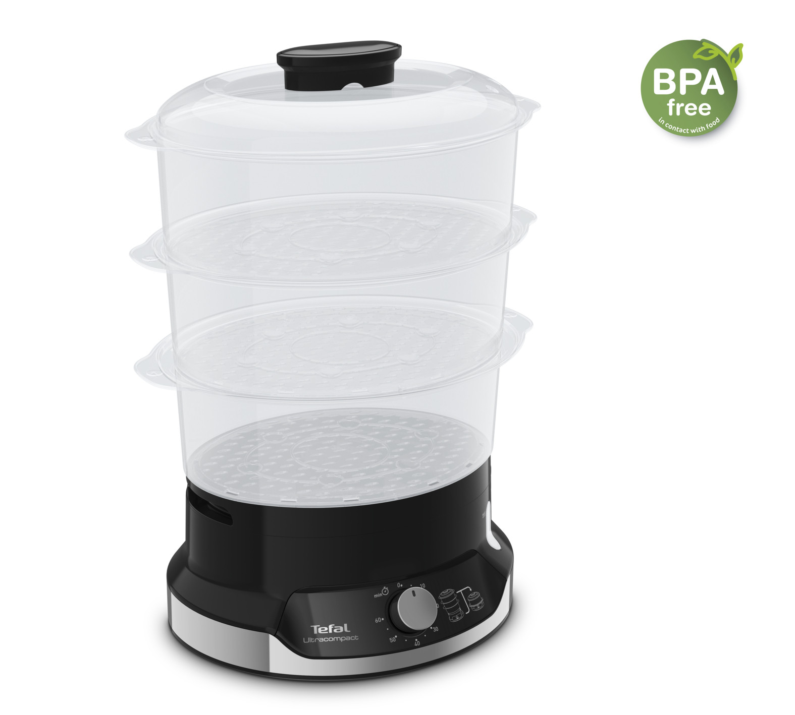 Tefal Tefal Ultracompact VC2048 Vaporiera 3 Vaschette 9 Litri - immagine 4