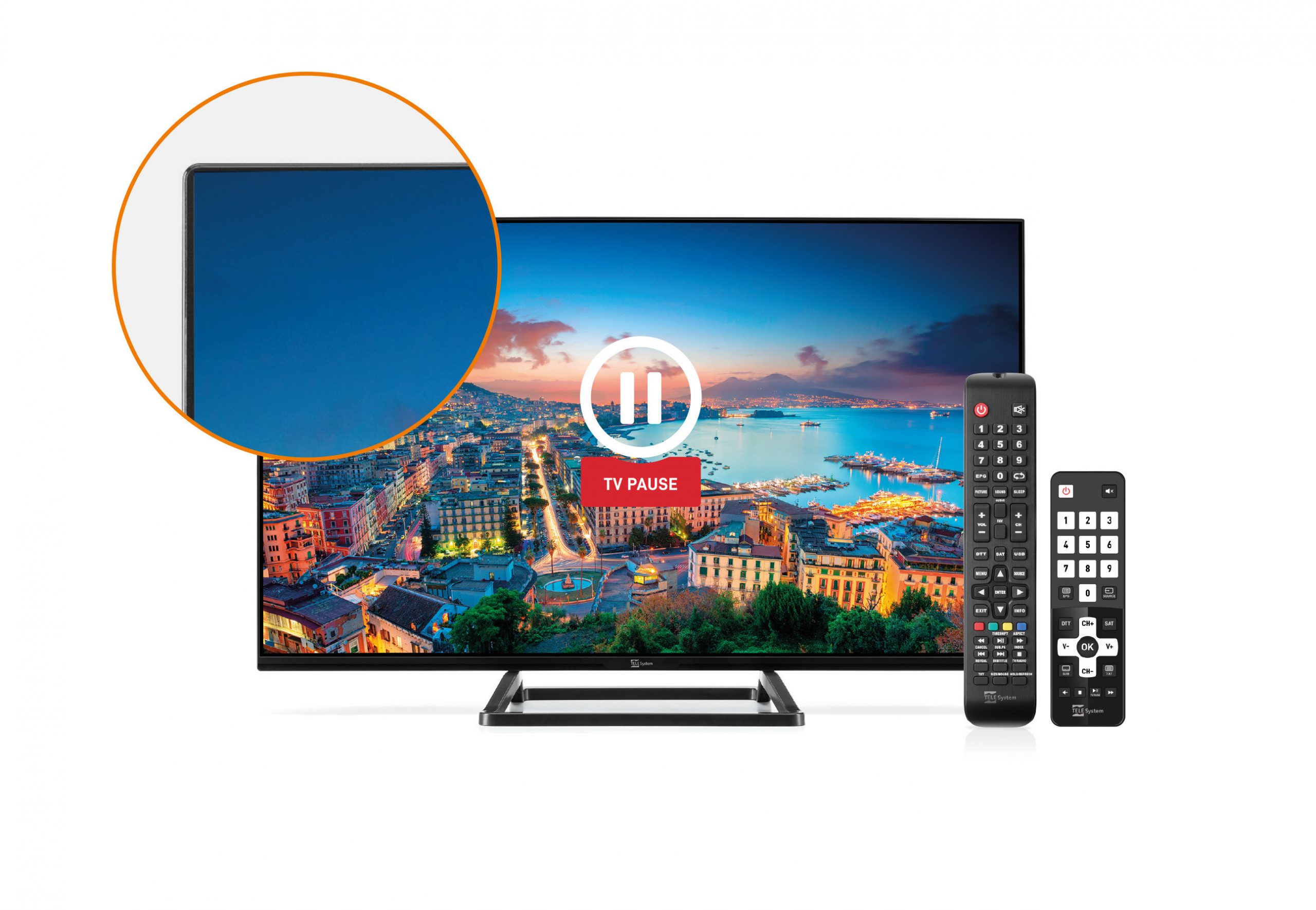 Telesystem Palco 32 FL13 TV LED 32 Pollici HD Ready DVB-T2-S2 - immagine 2