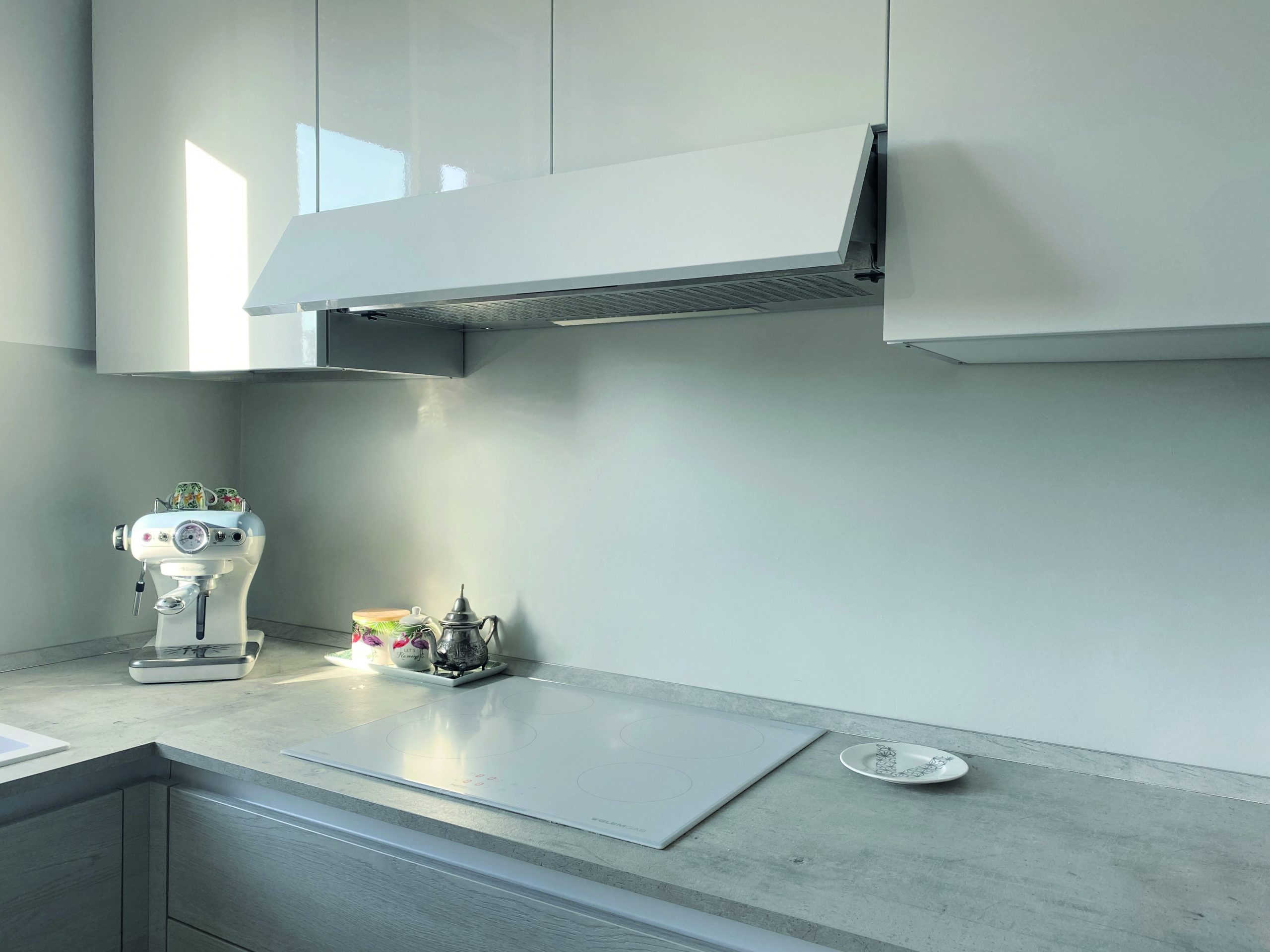 Glem GHE601SI Cappa Integrata 60cm con Estrazione Sottopensile Filtro Antigrasso - immagine 2