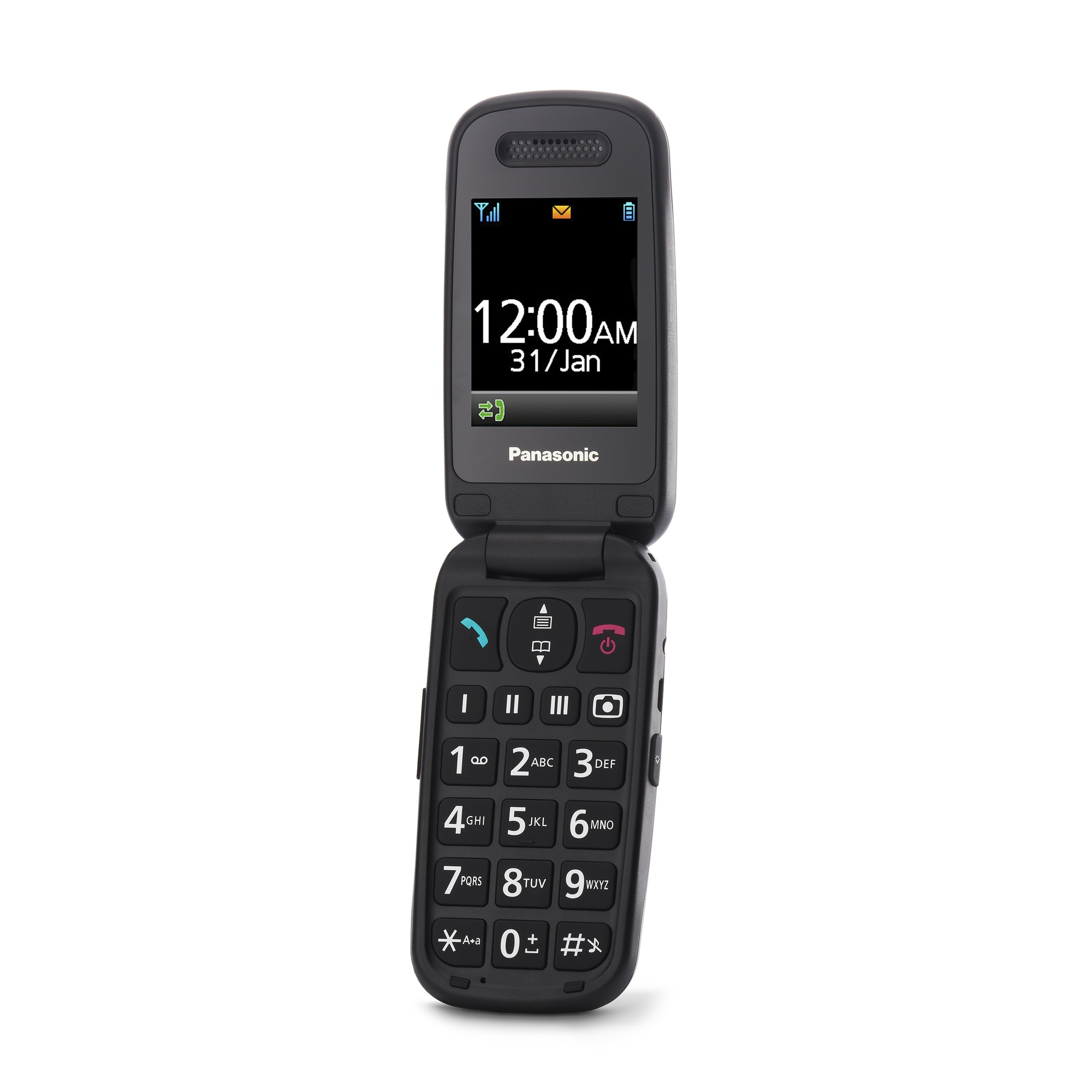 Panasonic KX-TU446 Nero Cellulare Anziani Tasto Sos e Vivavoce - immagine 5