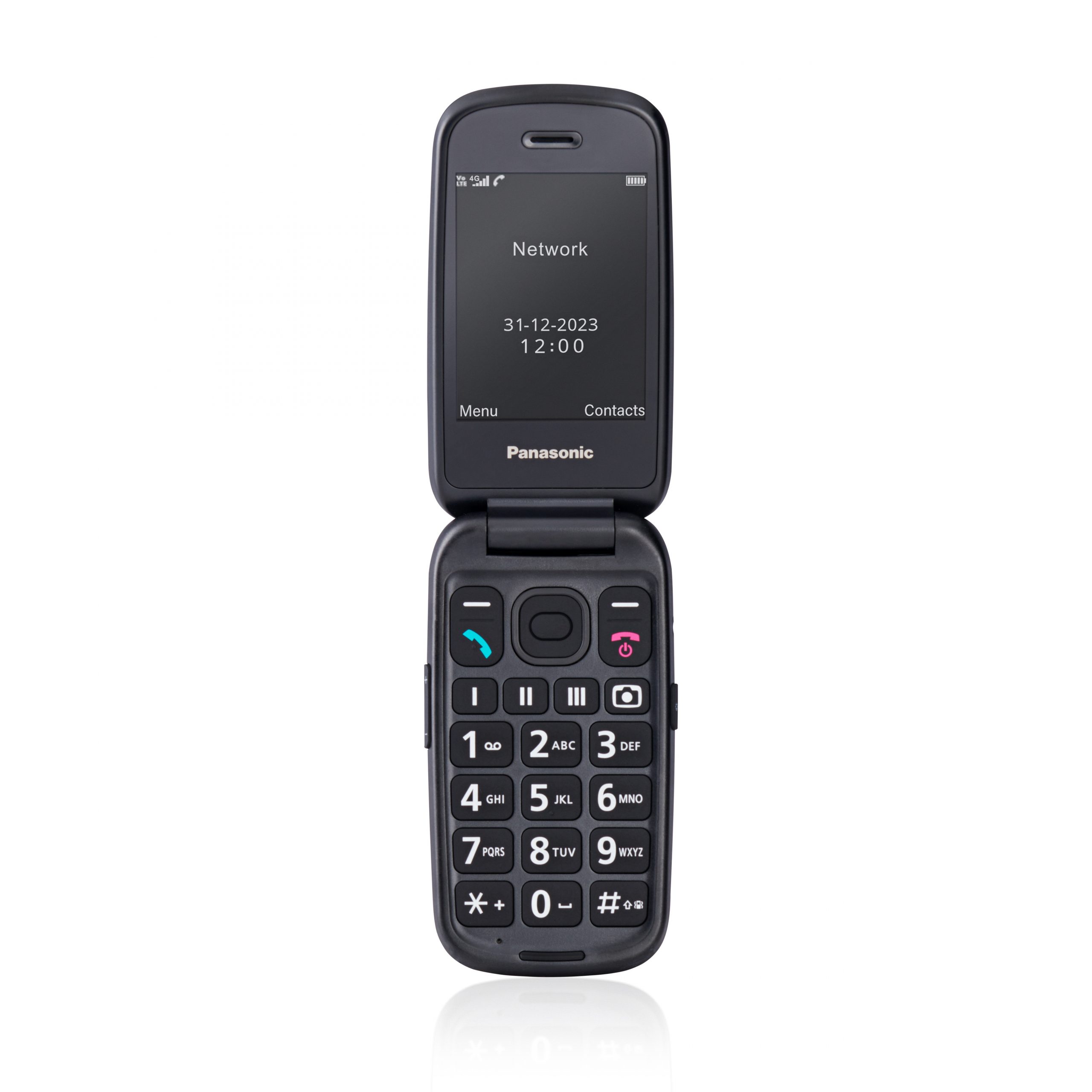 Panasonic KX-TU550 Cellulare a Conchiglia 4G Blu con Tasto Sos - immagine 3