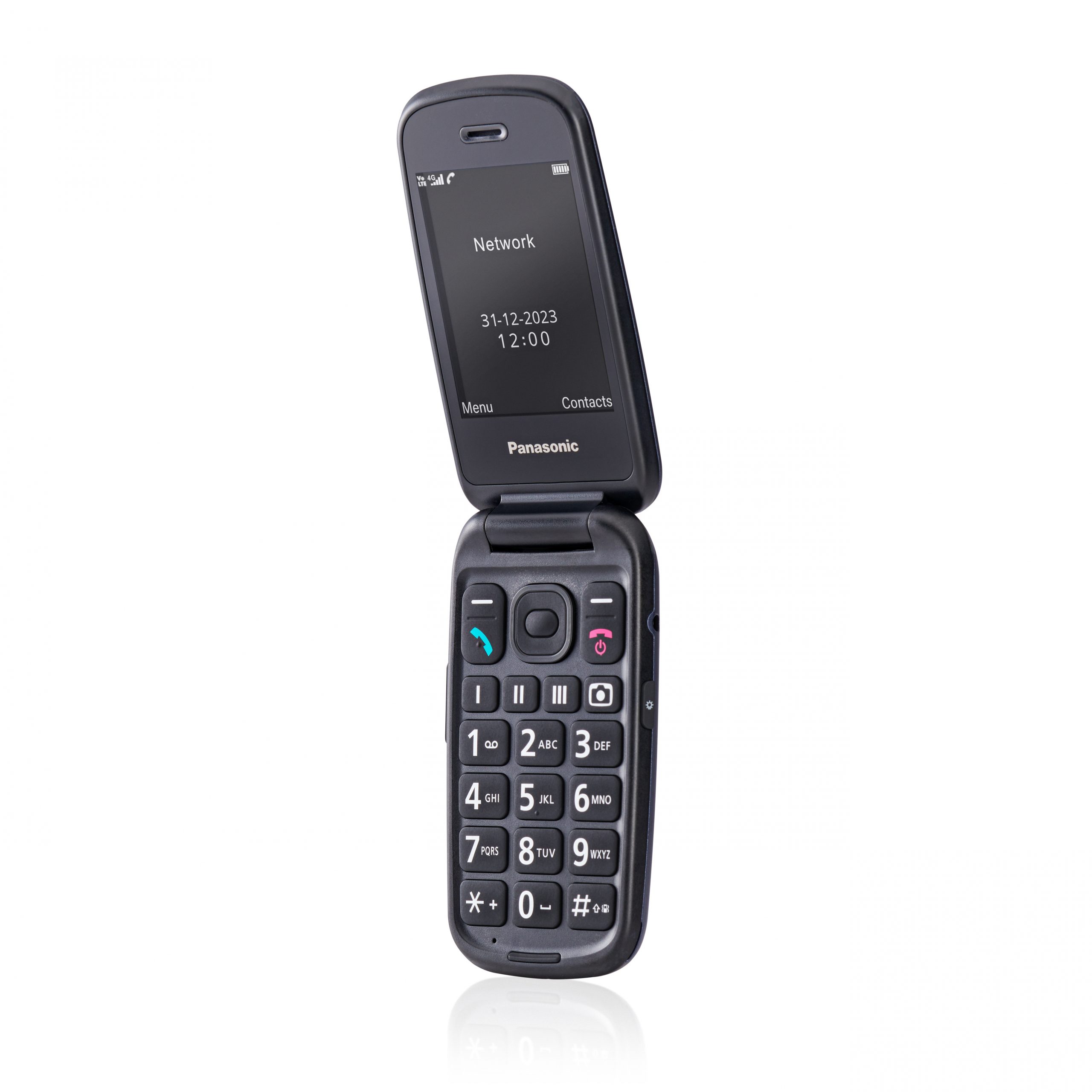 Panasonic KX-TU550 Cellulare a Conchiglia 4G Blu con Tasto Sos - immagine 4