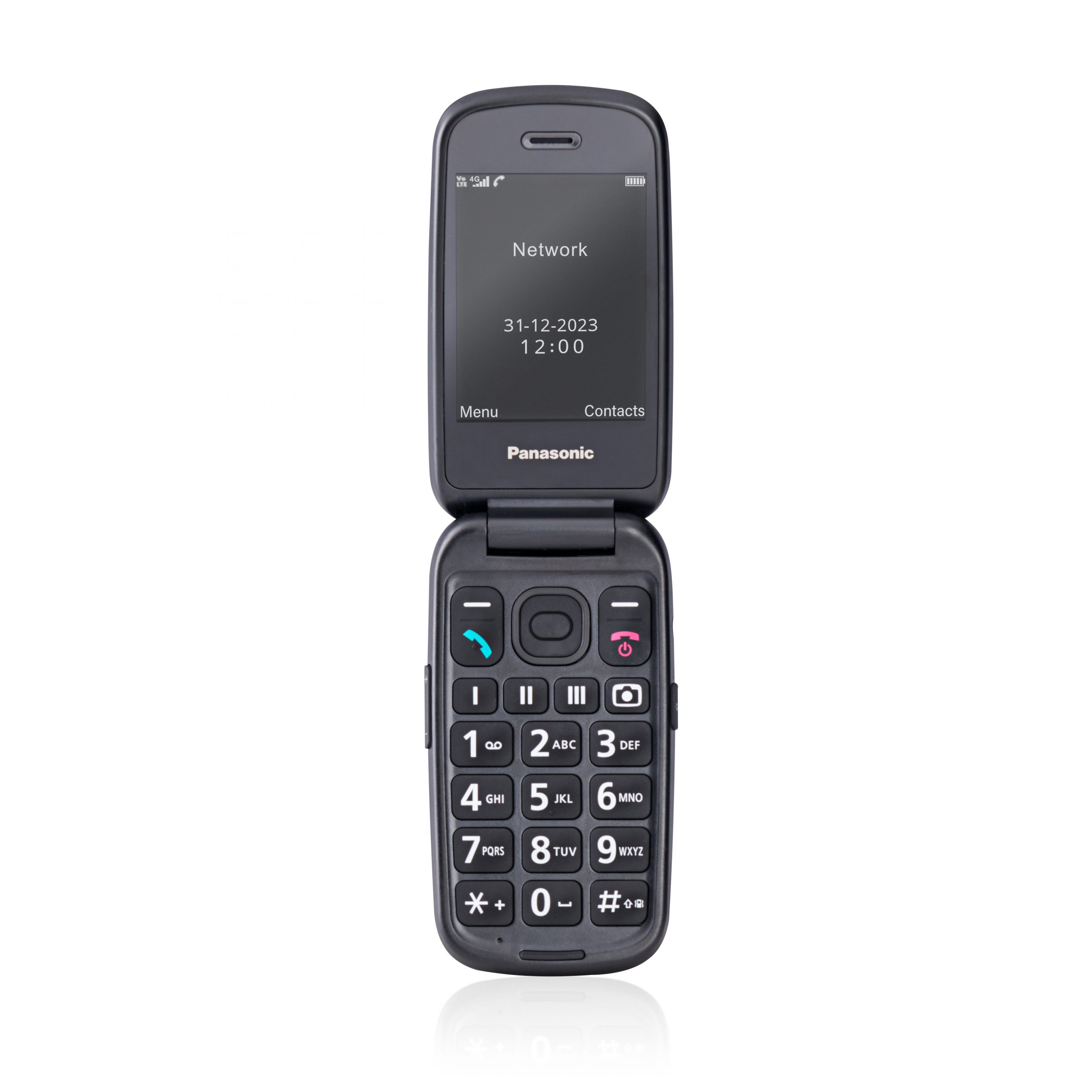 Panasonic KX-TU550 Cellulare A Conchiglia 4G con Tasto SOS - immagine 2