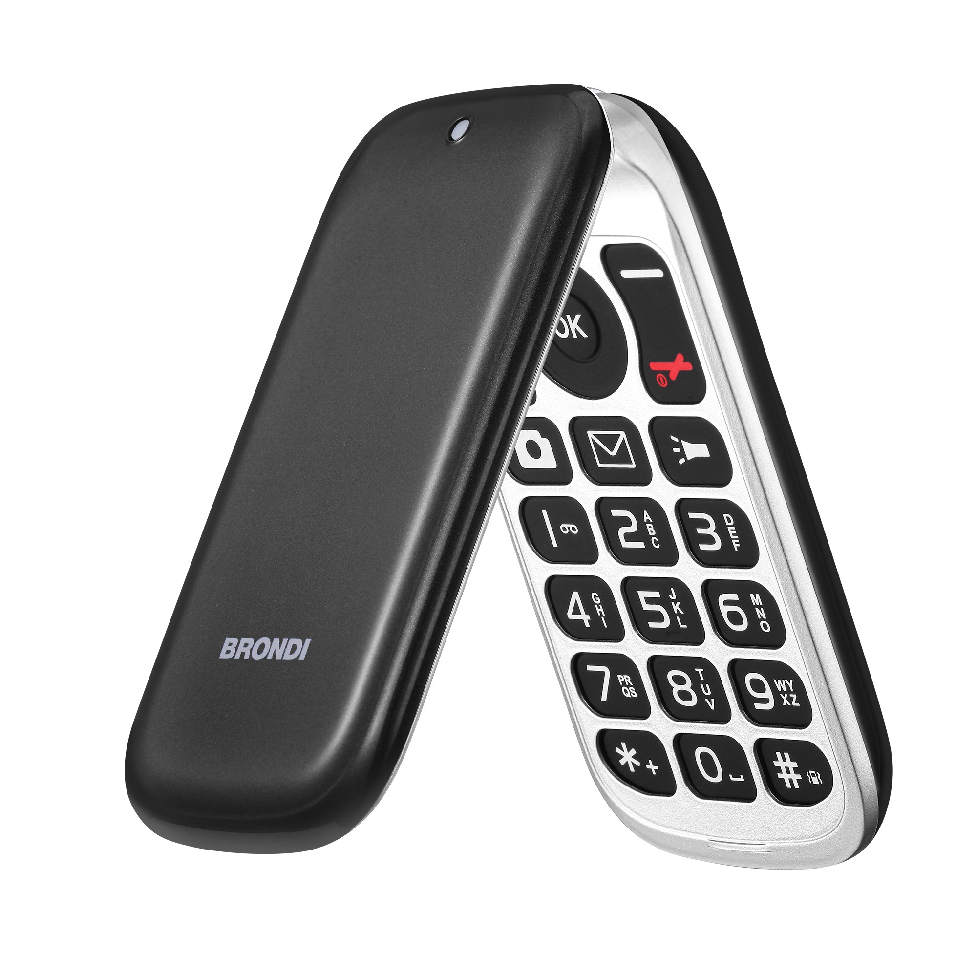 Brondi Stone Piu Nero Cellulare Flip Dualsim - immagine 6