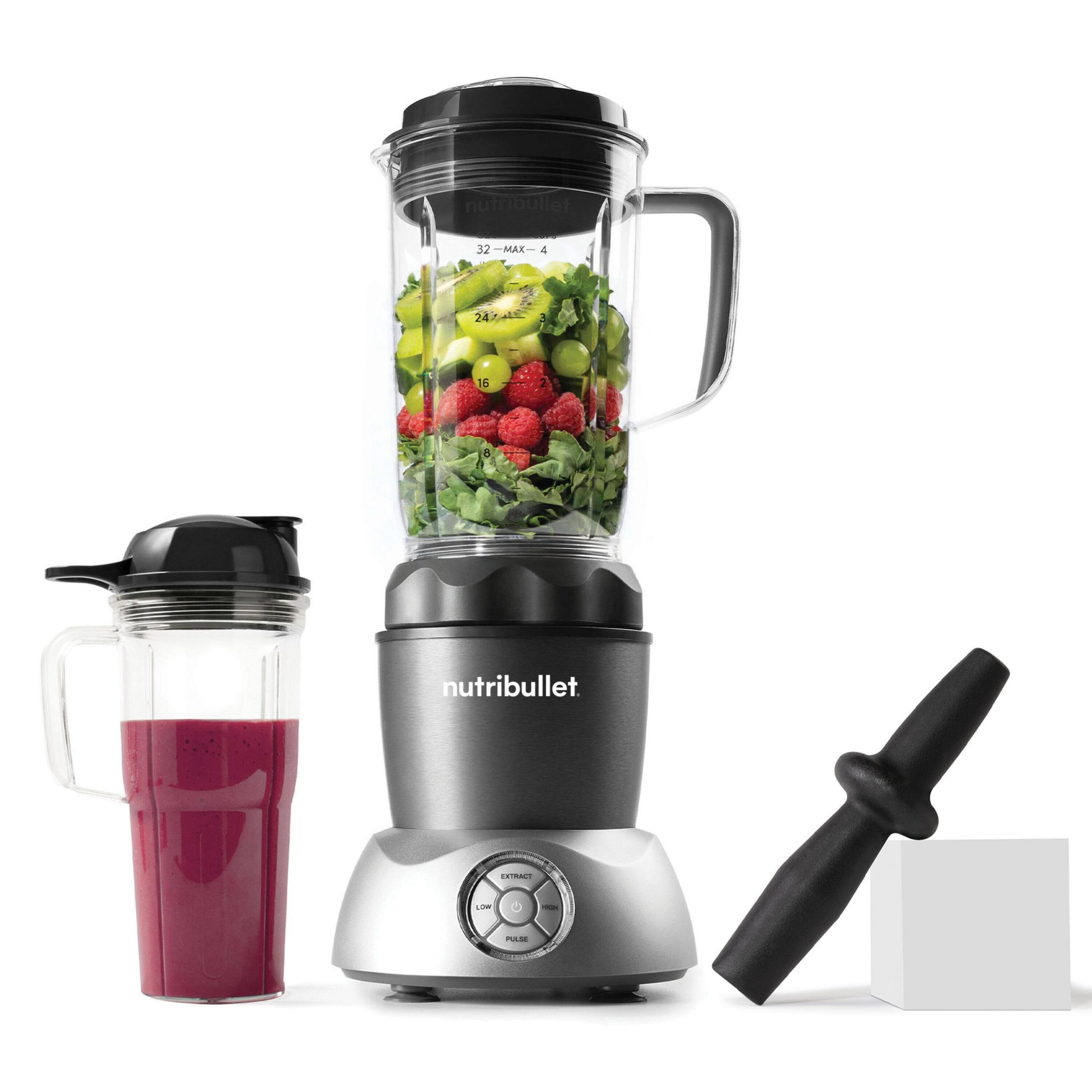 Nutribullet Select NB200DG Silver Frullatore 1000w 2 Caraffe 700 e 900ml - immagine 2