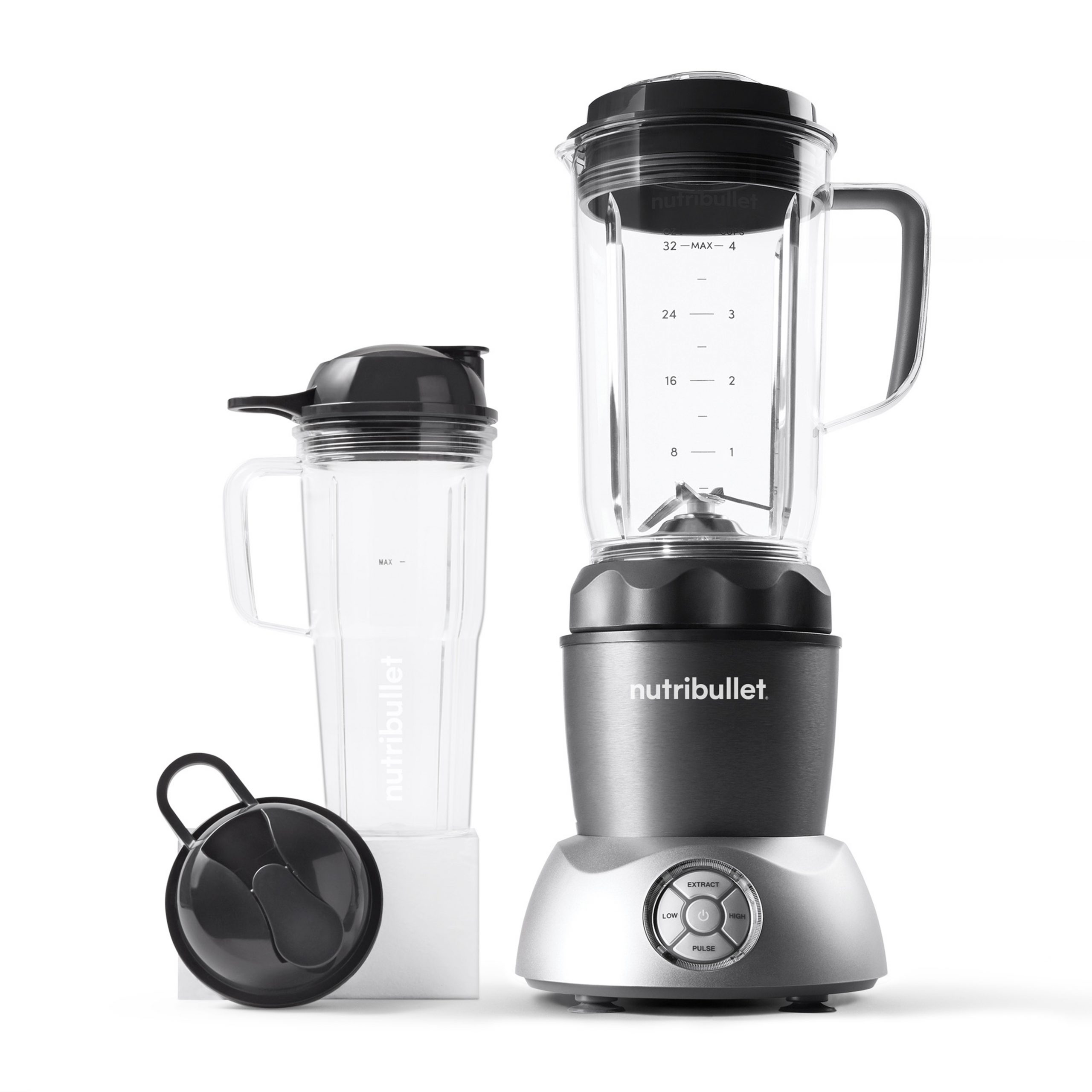 Nutribullet Select NB200DG Silver Frullatore 1000w 2 Caraffe 700 e 900ml - immagine 4