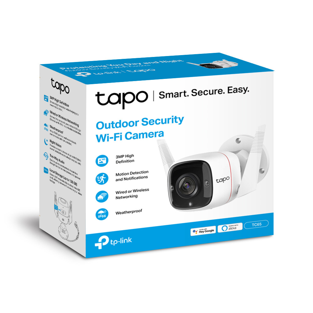 TP-Link TC65 Videocamera Ip Cam Esterno Visione Notturna IP66 - immagine 5