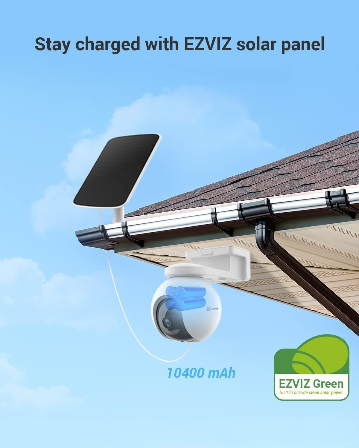 Ezviz EB8 Videocamera Ip Cam Esterno A Batteria 2k 4g Gps - immagine 3