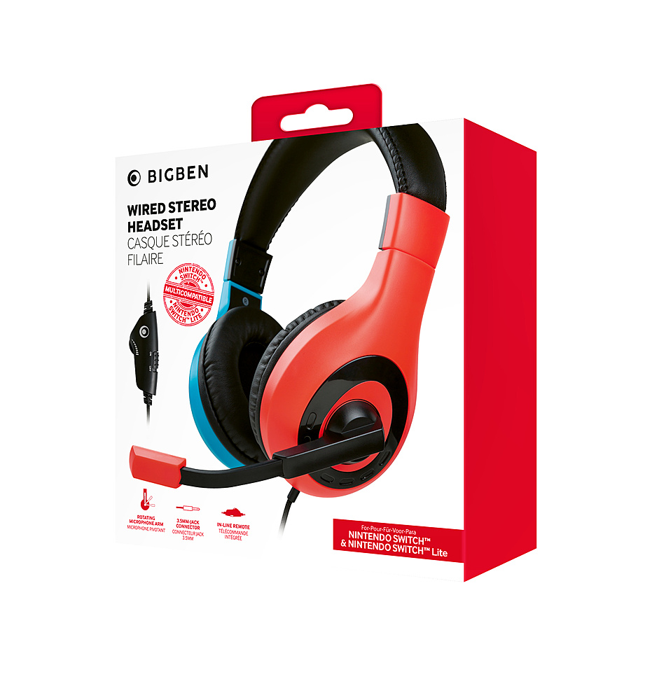 Big Ben Switch Head Set V1RPIUB Cuffie Gaming per Nintendo Switch - immagine 5
