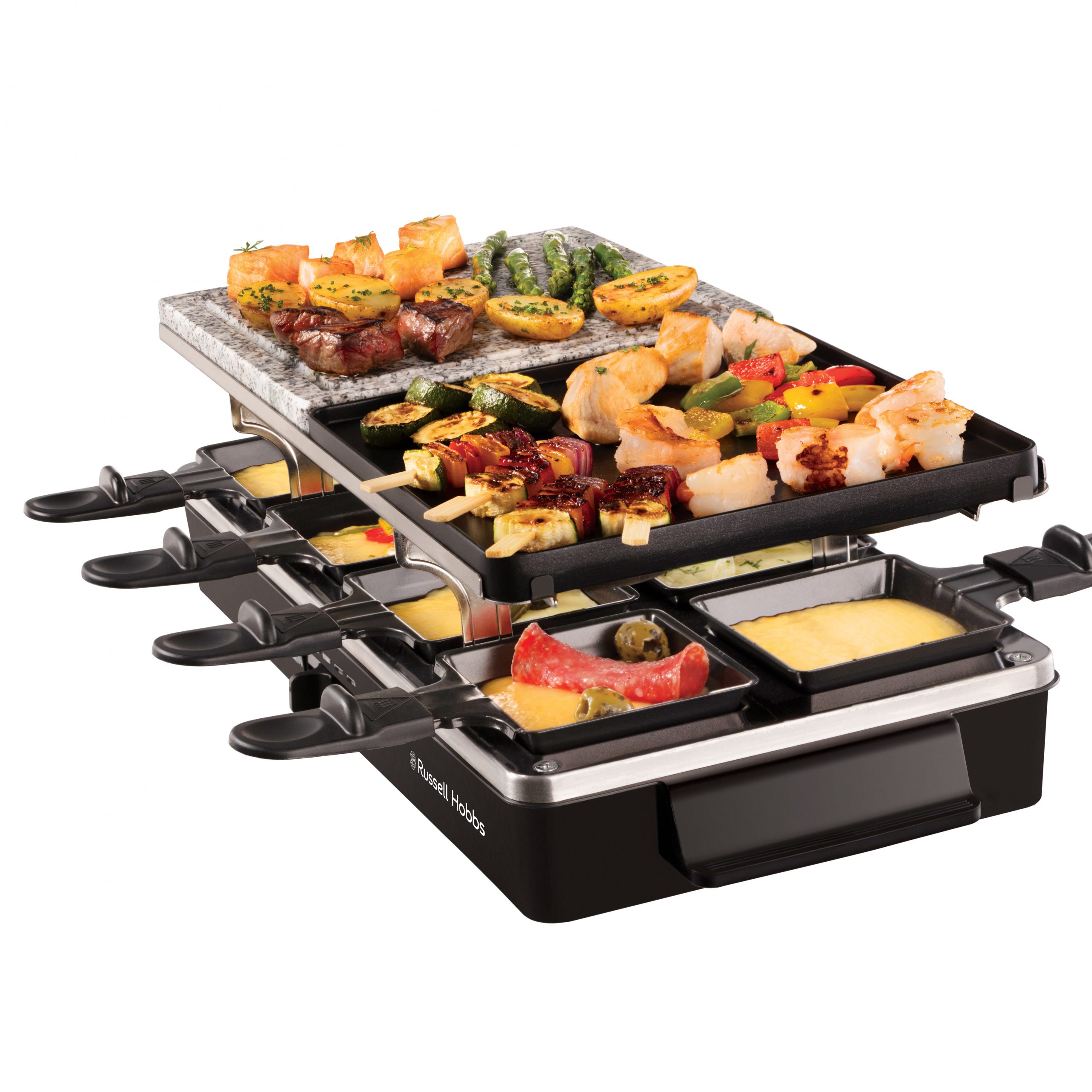 Russell Hobbs Multi Raclette 3 in 1 per 8 Persone - immagine 2