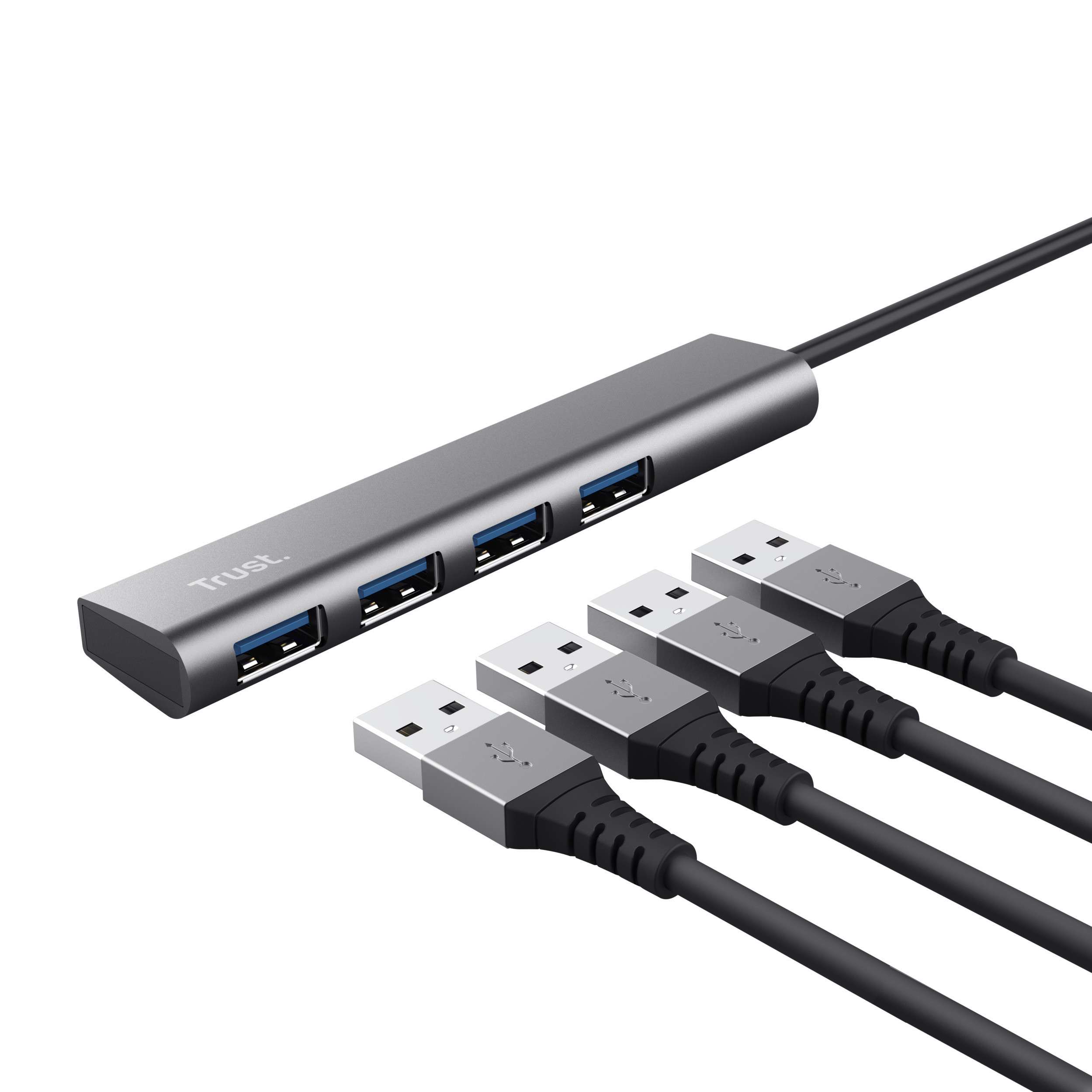 Trust Halyx HUB USB-C-USB 4 Porte - immagine 3