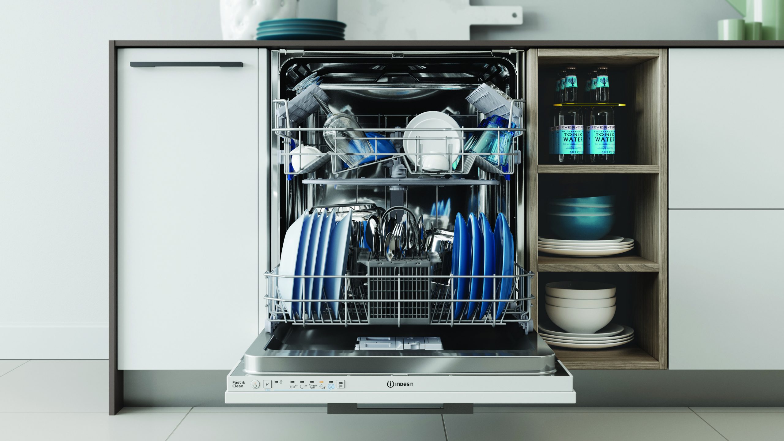 Indesit DIE2B19A Lavastoviglie Incasso Scomparsa Totale 60cm 14 Coperti - immagine 3