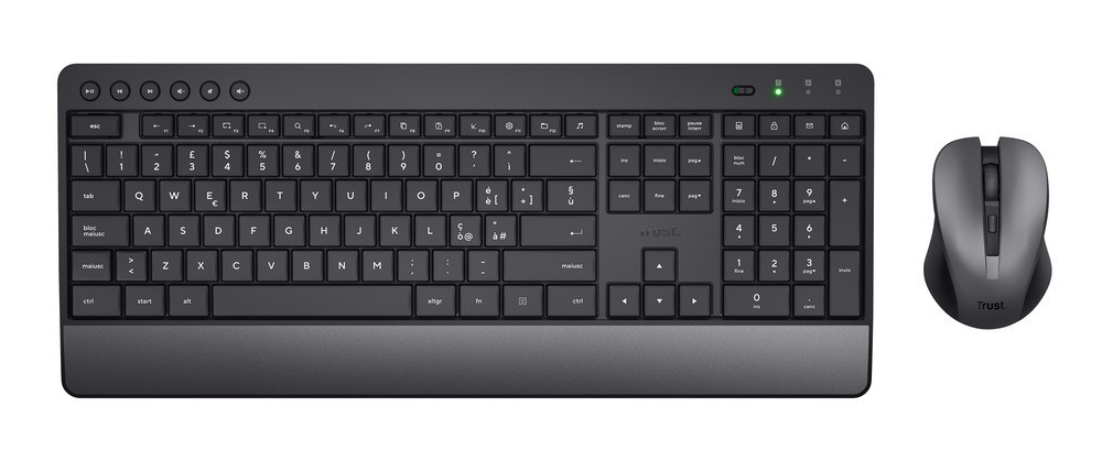 Trust Trezo Kit Tastiera e Mouse Wireless - immagine 4