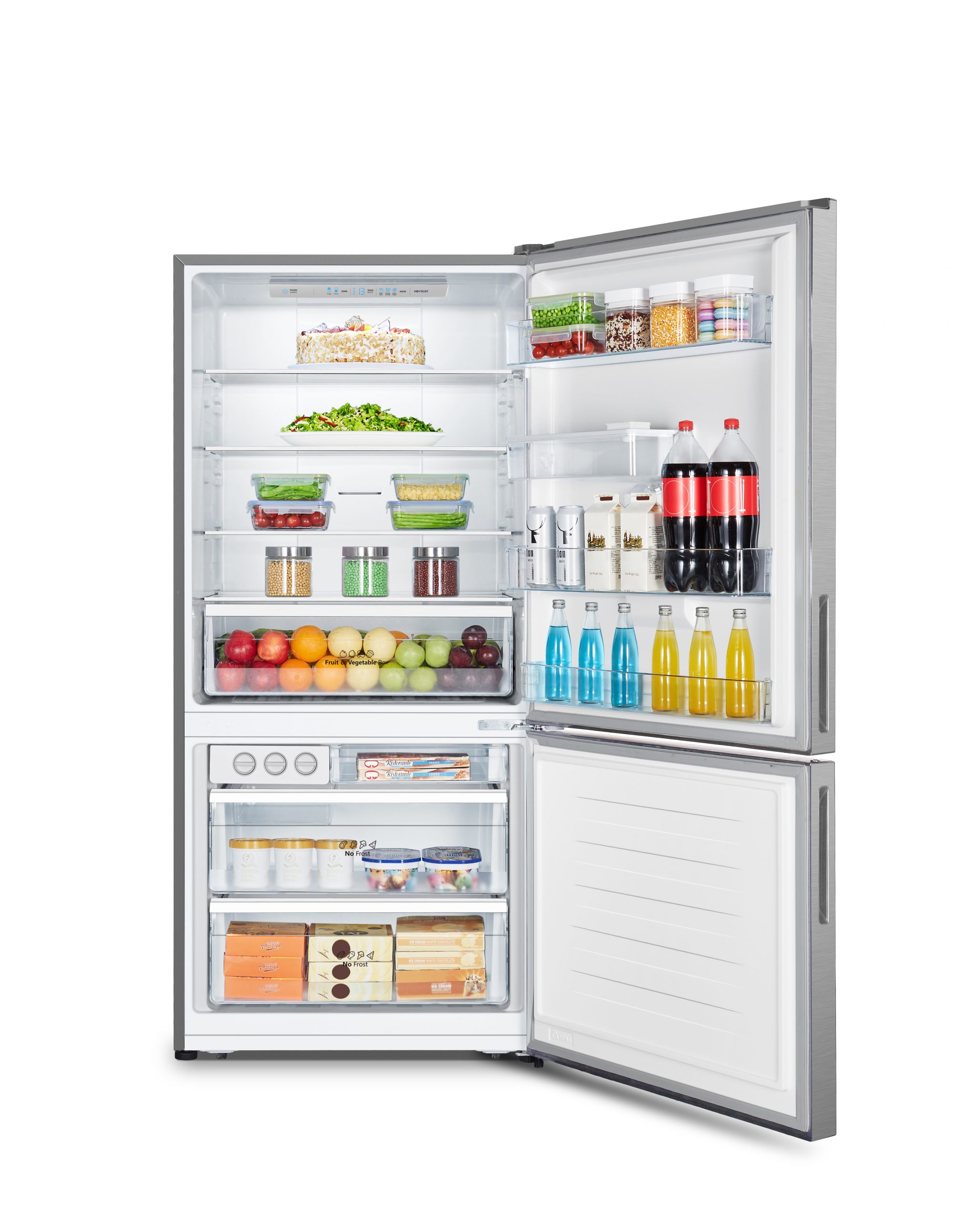 Hisense RB605N4WC2 Inox Frigorifero Combinato No Frost 465lt Larghezza 80cm - immagine 2