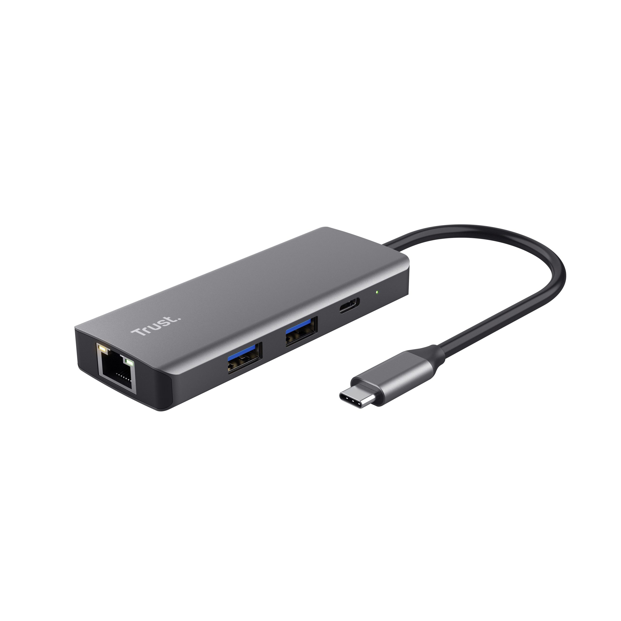 Trust Dalyx Adattatore in Alluminio Multiporta 6-in-1 HDMI-2USB-C-2USB - immagine 5