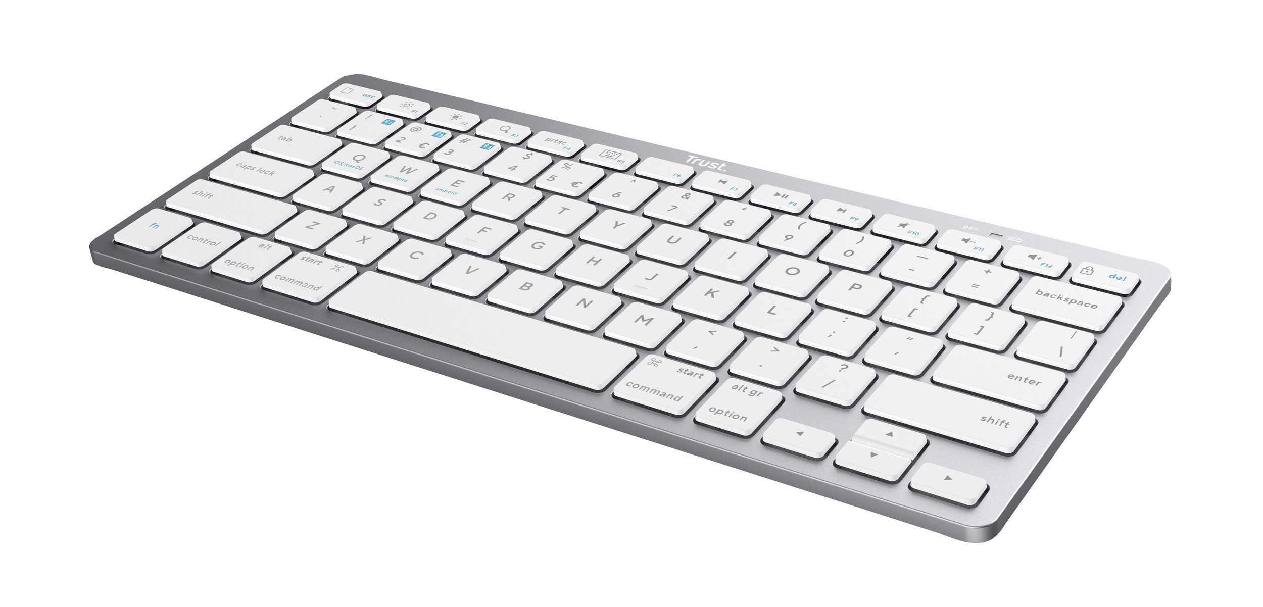 Trust Tastiera Wireless Ultrasottile Compatibile con PC Laptop e Tablet - immagine 3
