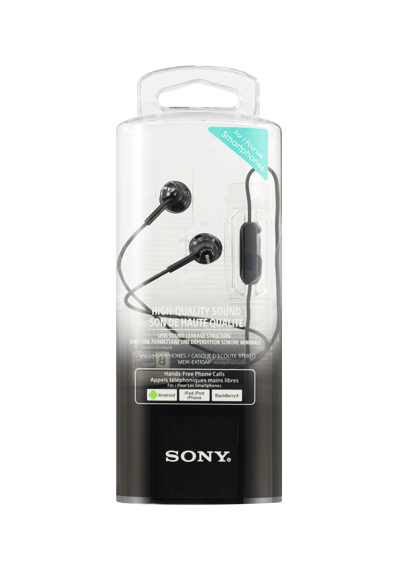 Sony MDREX110APB Cuffie con Microfono Auricolari in Silicone Nero Cavo 120cm - immagine 2