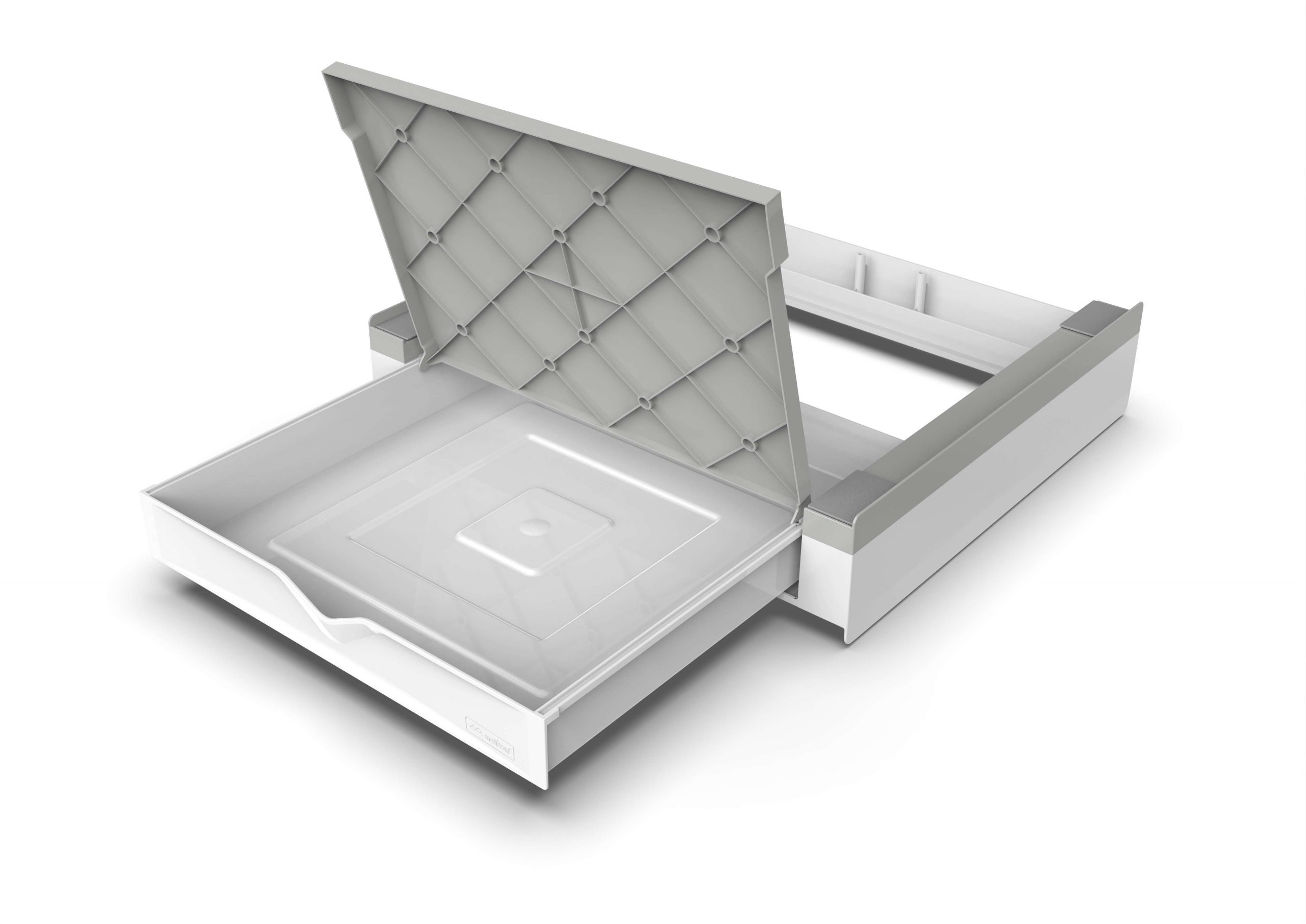 Meliconi 656123 Kit Di Sovrapposizione Torre Duo Accessori Asciugatrici - immagine 3