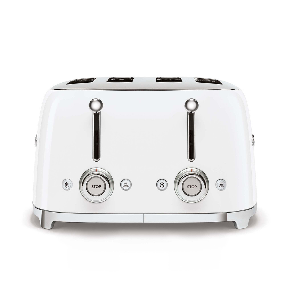 Smeg TSF03WHEU Tostapane Bianco Stile anni 50 4 fette - immagine 2