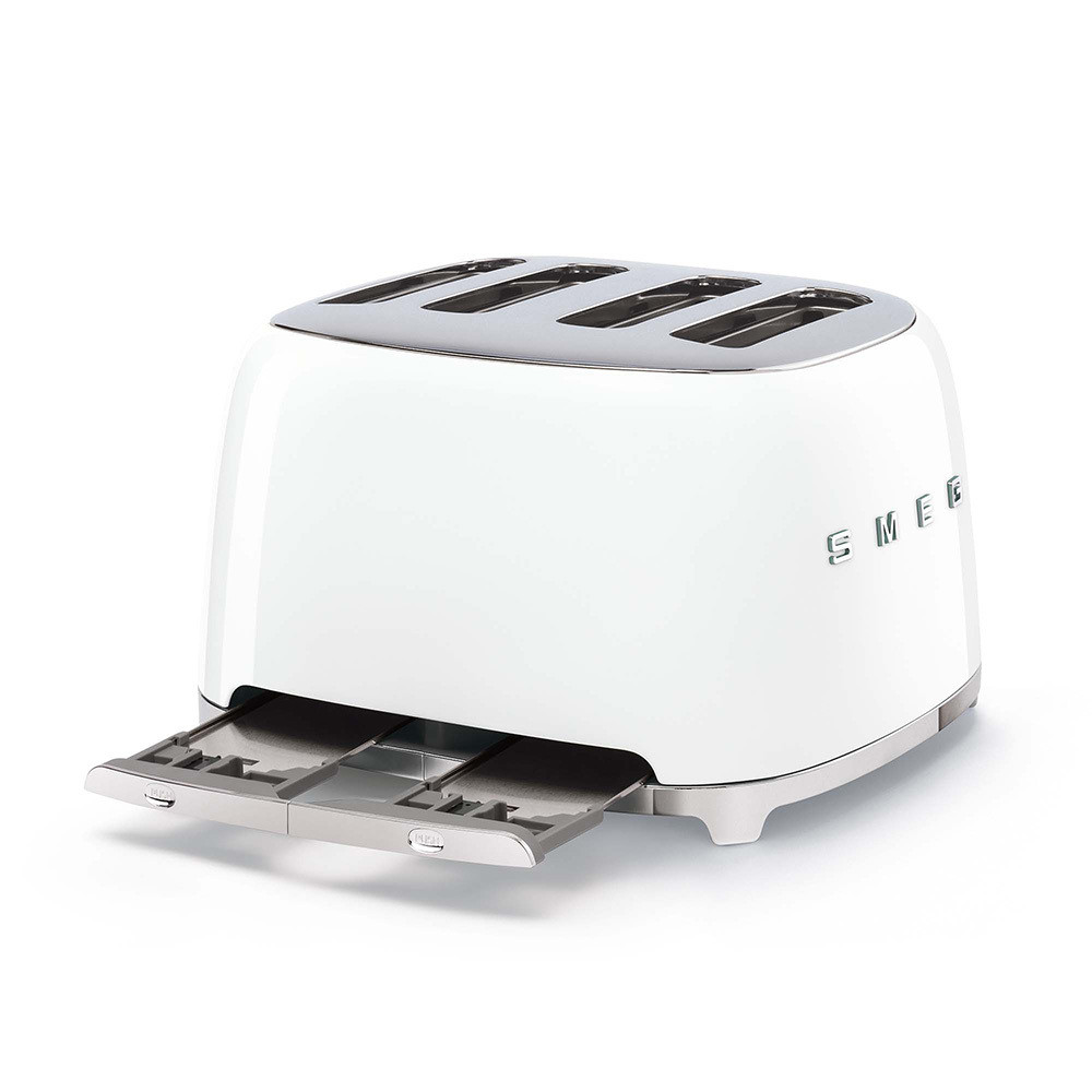 Smeg TSF03WHEU Tostapane Bianco Stile anni 50 4 fette - immagine 4