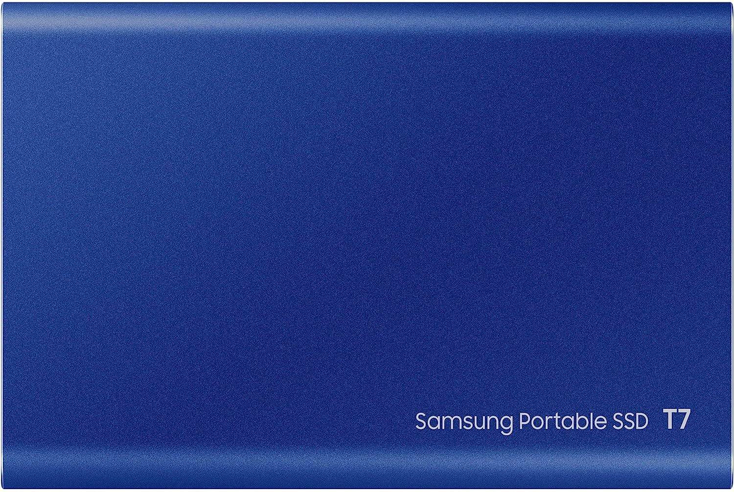 Samsung MU-PC2T0H Blu SSD Esterno Portatile T7 USB 3.2 Capacita 2TB - immagine 3