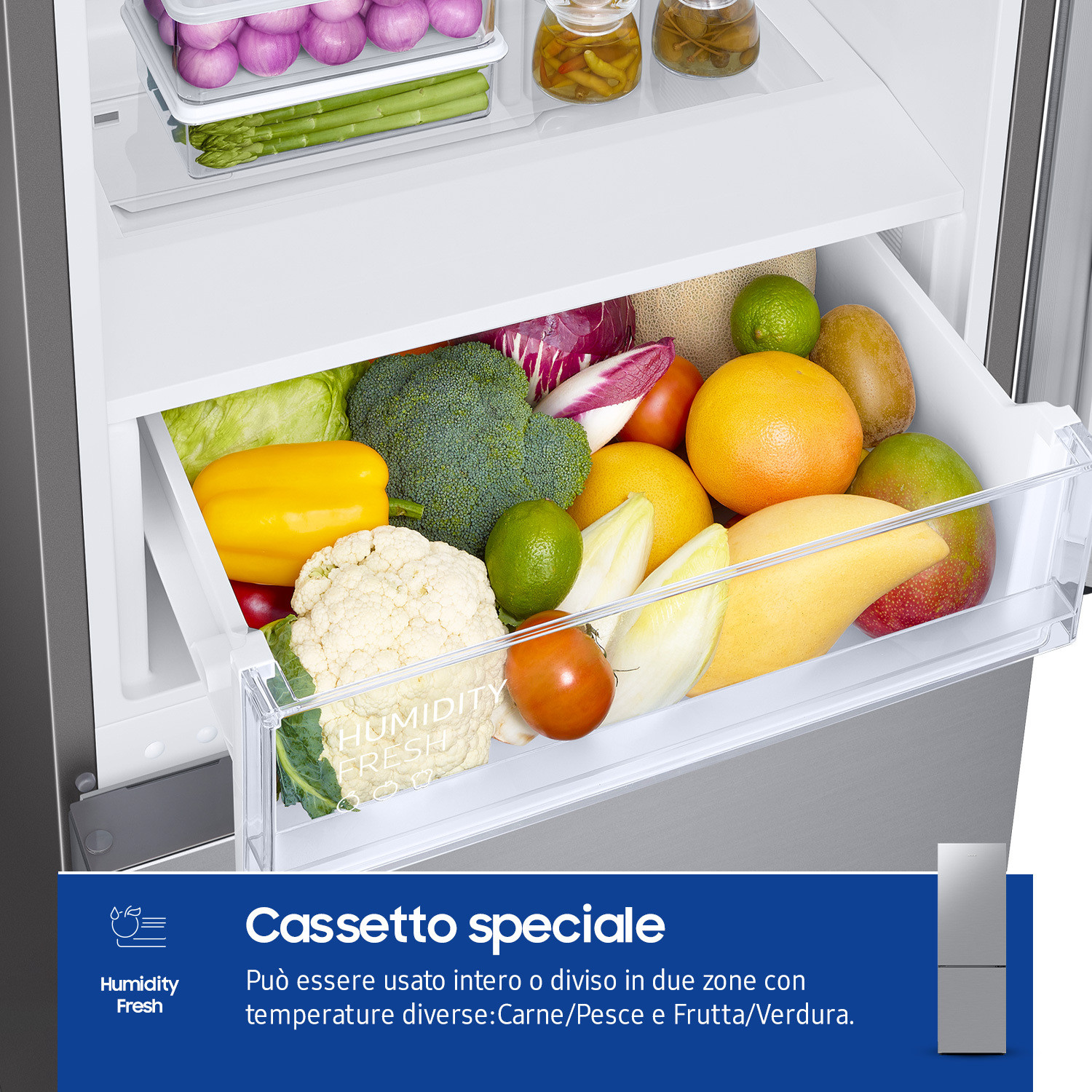Samsung RB33B610ESA Inox Frigorifero Combinato 114 Litri a Libera Installazione - immagine 6