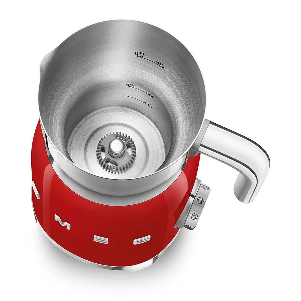 Smeg MFF11RDEU Montalatte Induzione Capacita 600ml Riscaldamento 250ml Montatura - immagine 5
