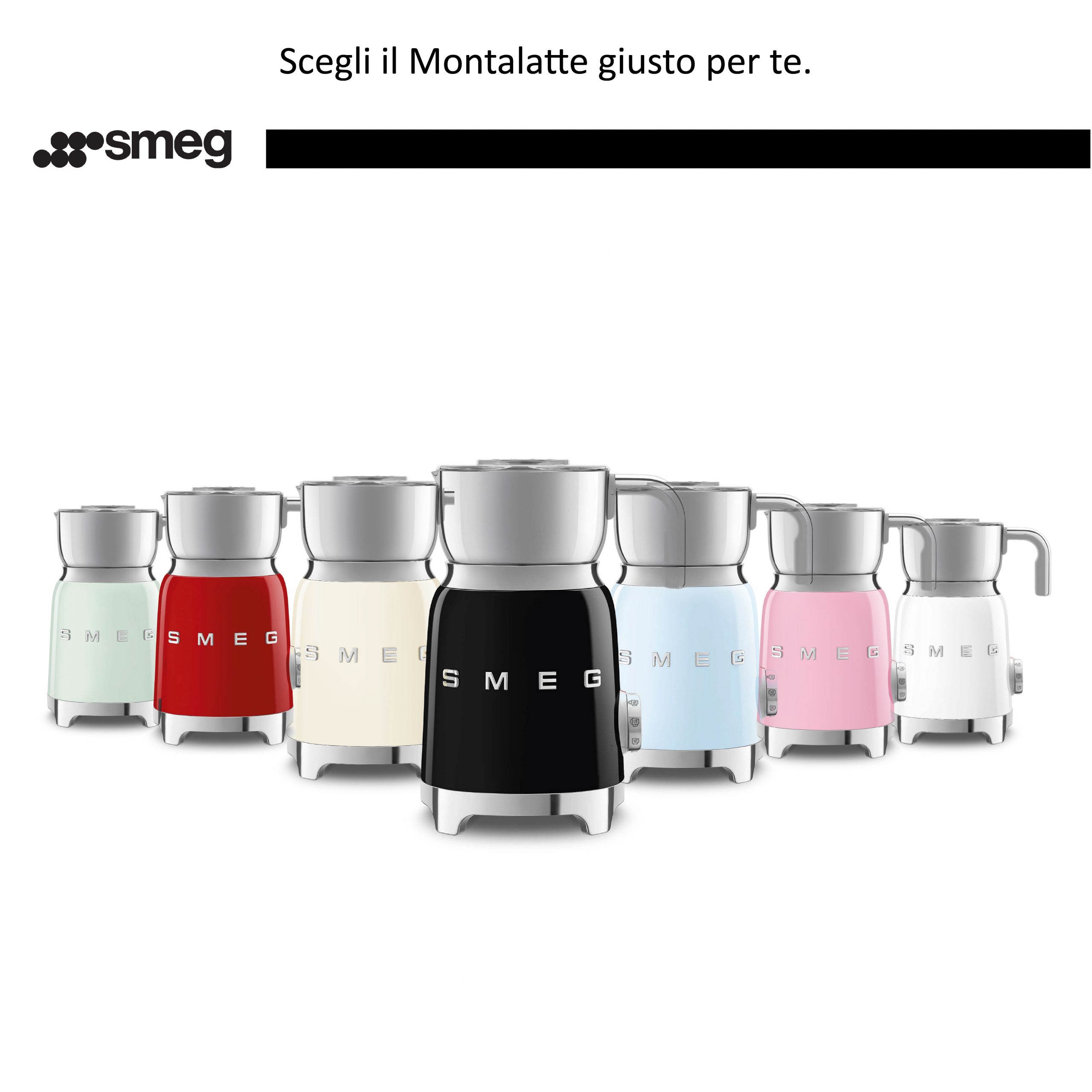 Smeg MFF11RDEU Montalatte Induzione Capacita 600ml Riscaldamento 250ml Montatura - immagine 6