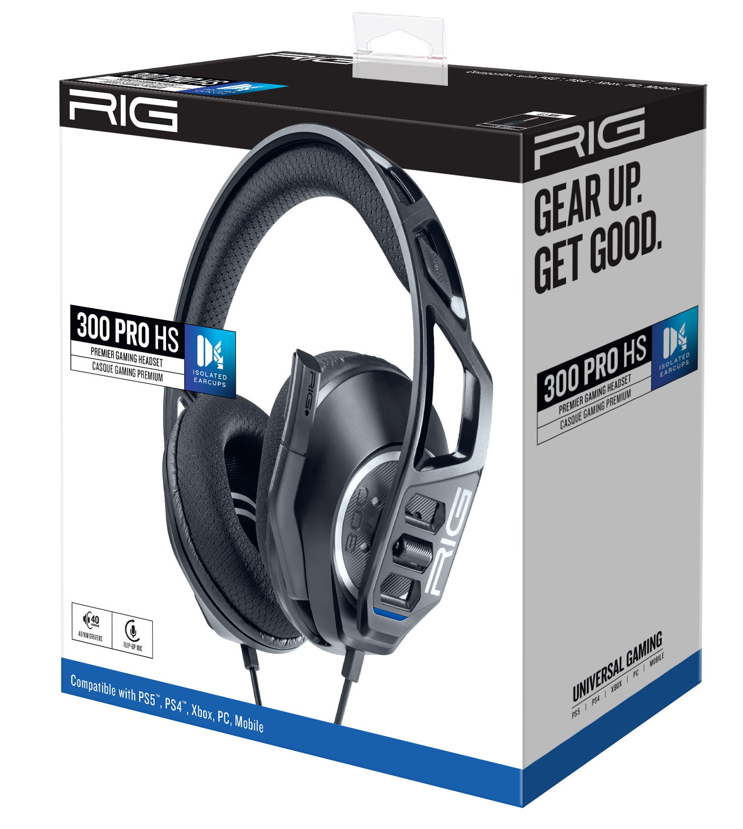 Nacon RIG 300 PRO HS Nero Cuffia Gaming per PS4 e PS5 - immagine 4