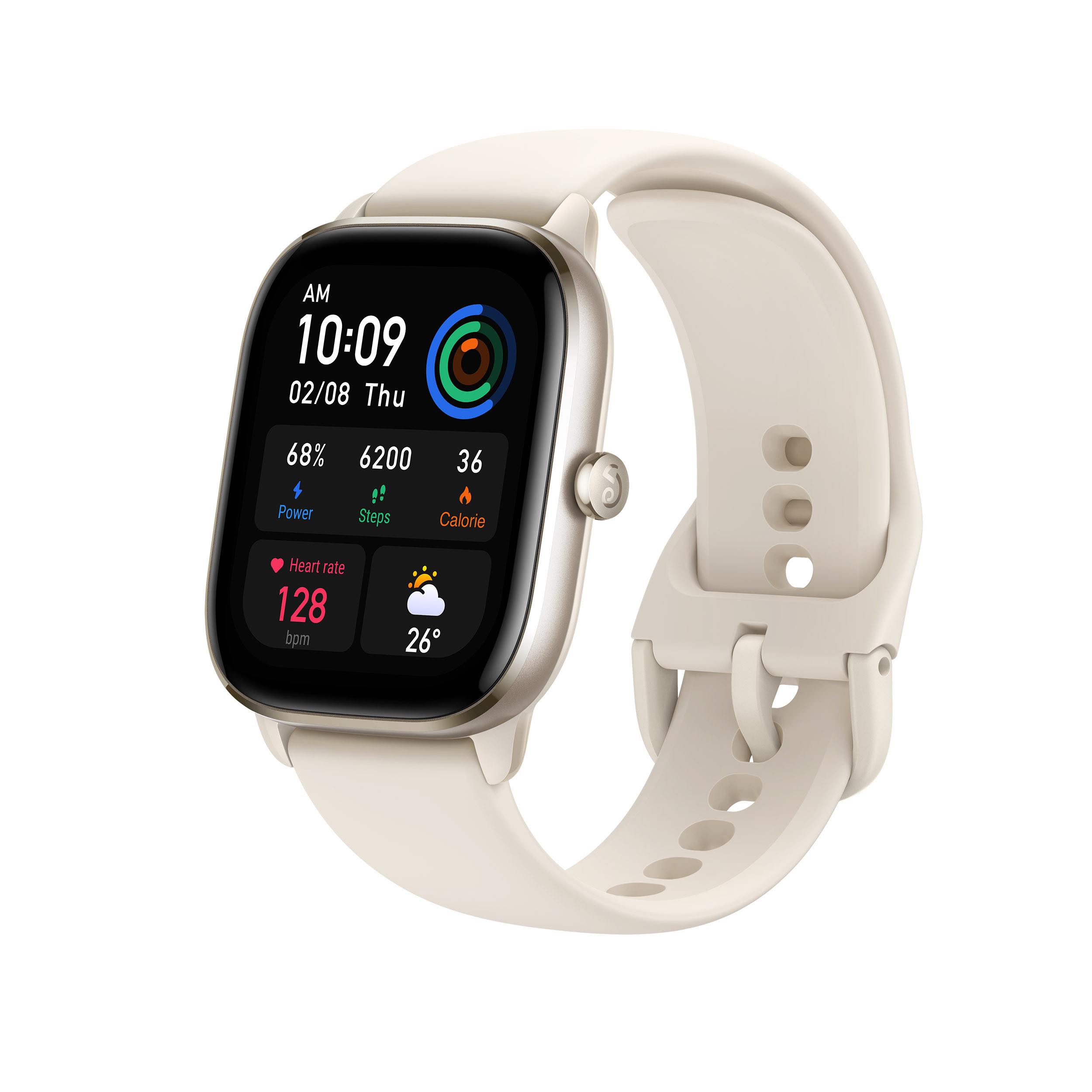 Amazfit GTS 4 Mini Moonlight White Smartwatch 1.65 AMOLED - immagine 3