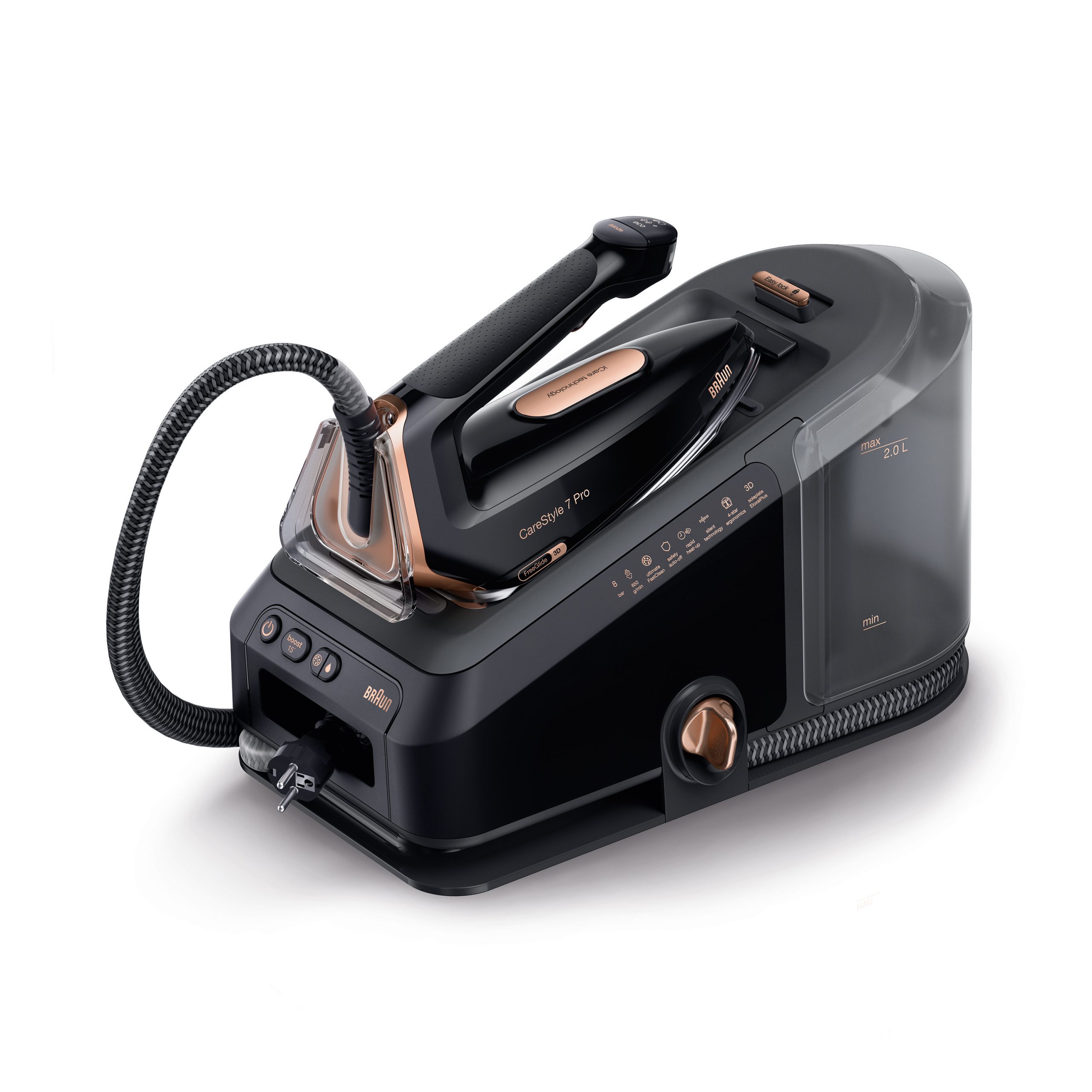 Braun CareStyle 7 Pro IS 7286 Ferro a Carica Continua 2700W Piastra FreeGlide 3D - immagine 2