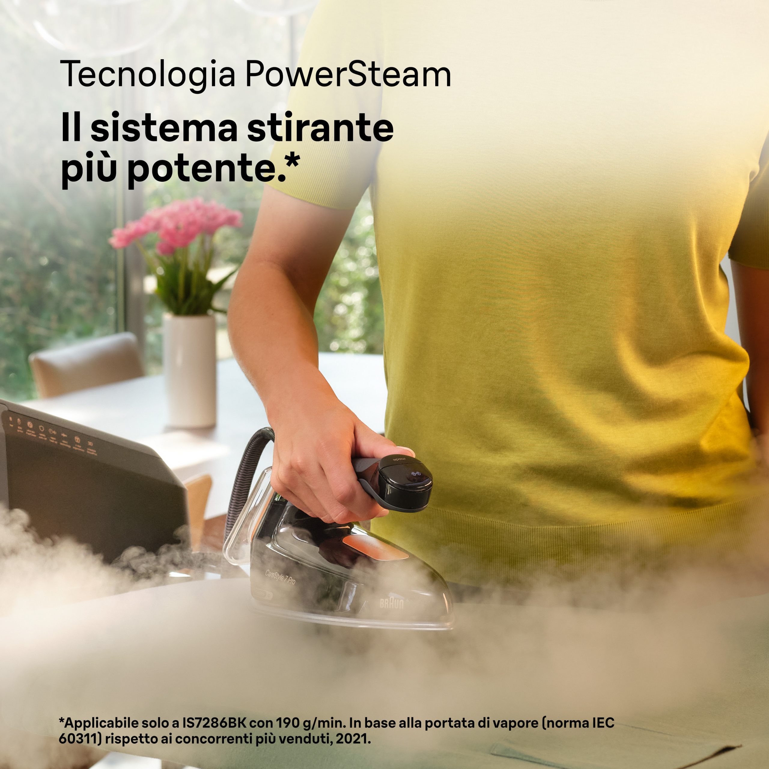 Braun CareStyle 7 Pro IS 7286 Ferro a Carica Continua 2700W Piastra FreeGlide 3D - immagine 3