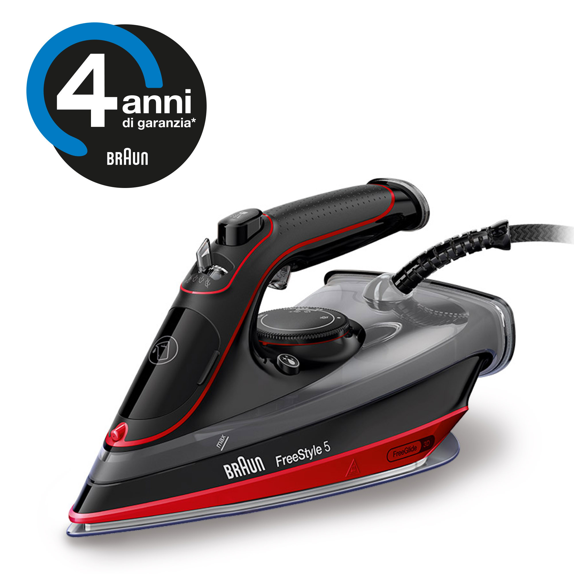 Braun Si5057Red Ferro a Vapore 2700W - immagine 4