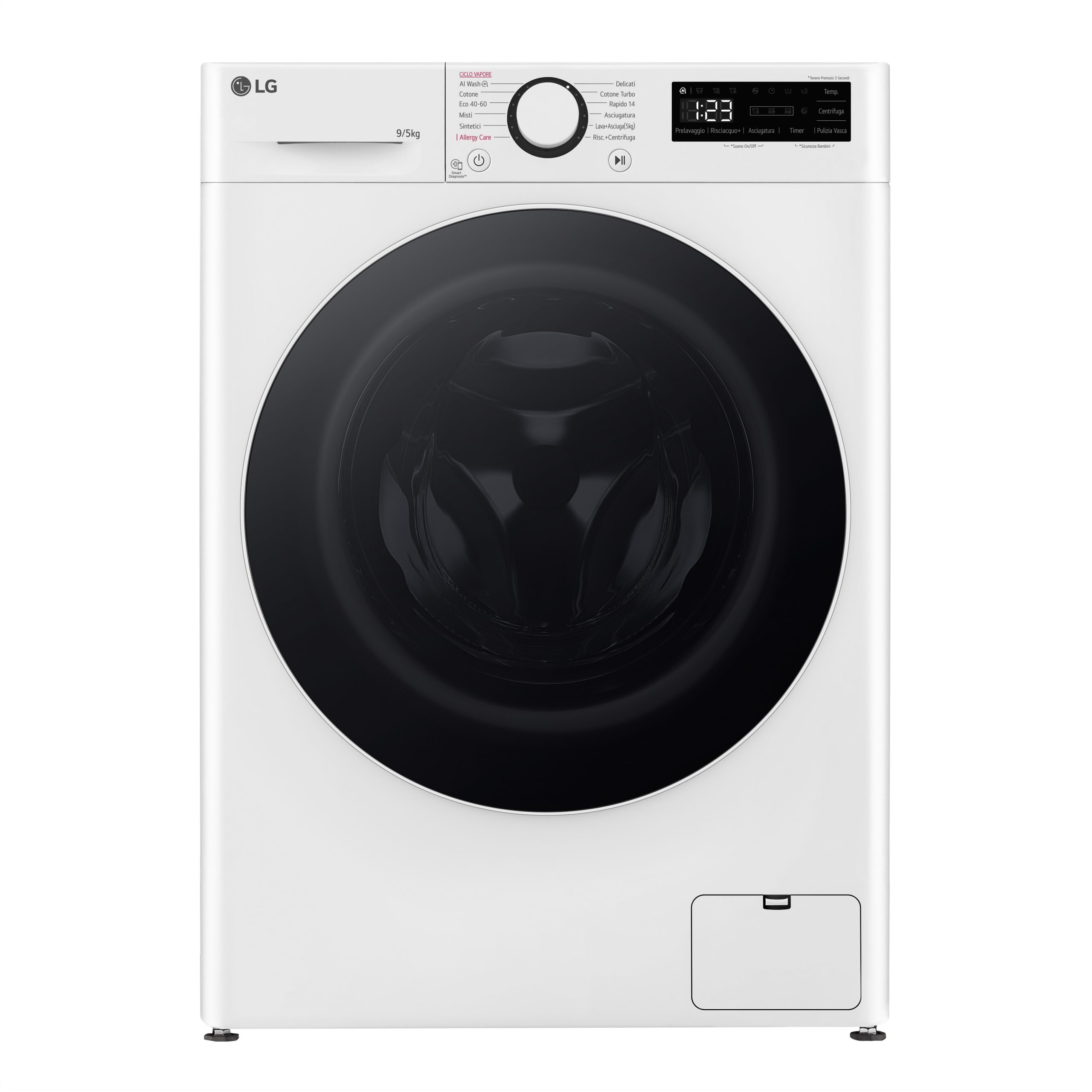 LG D2R5S09TSWW Lavasciuga 9Kg 1200Giri - immagine 2
